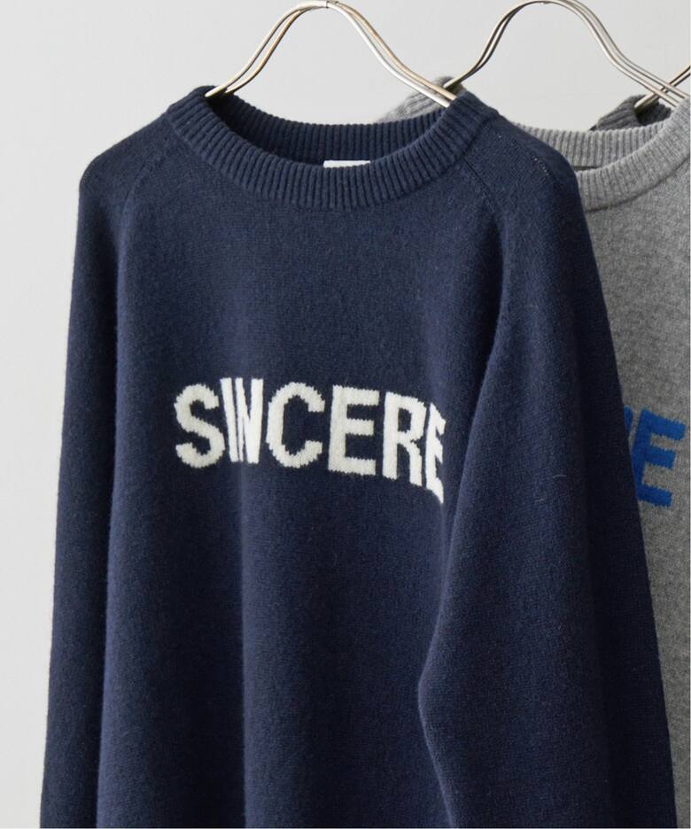 ラグランロゴニットプルオーバー（ニット／セーター）｜Spick and Span 