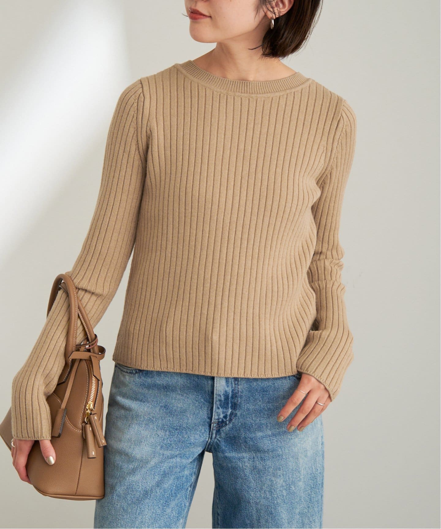 バックリボン リブプルオーバー（ニット／セーター）｜Spick and Span