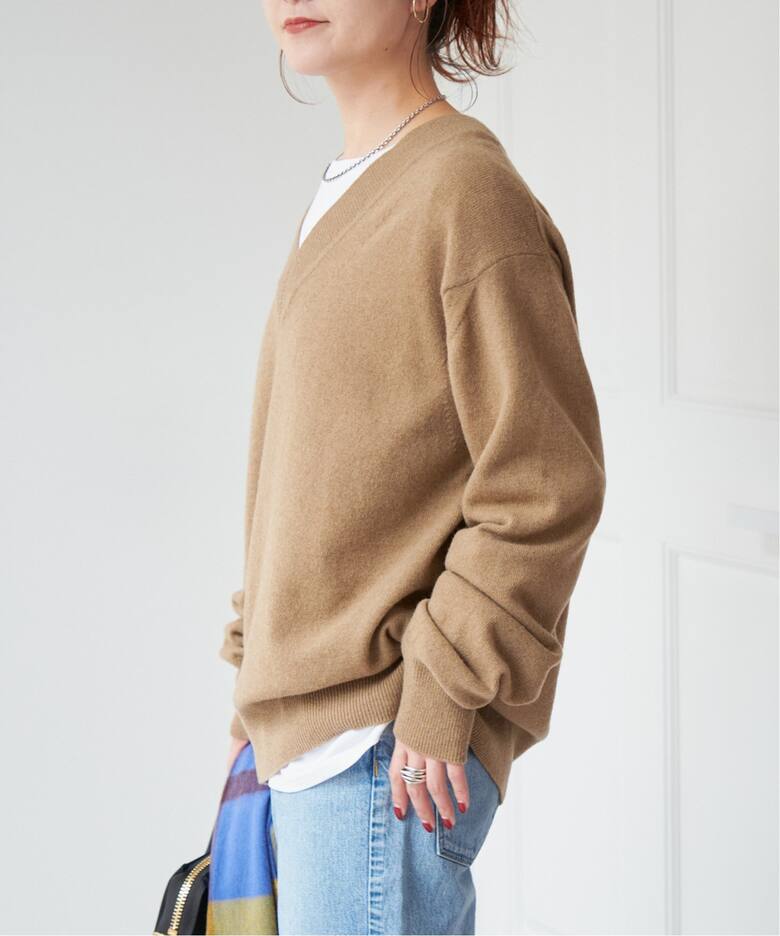 カシミヤ混Vネックプルオーバー（ニット／セーター）｜Spick and Span 