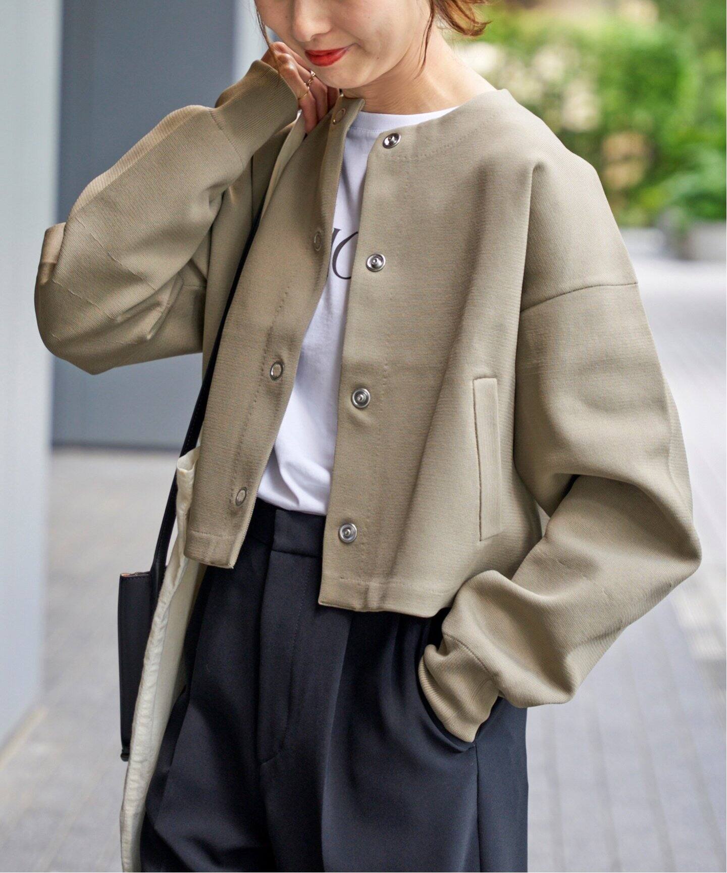 リングドットボタンニットジャケット（カーディガン）｜Spick and Span  