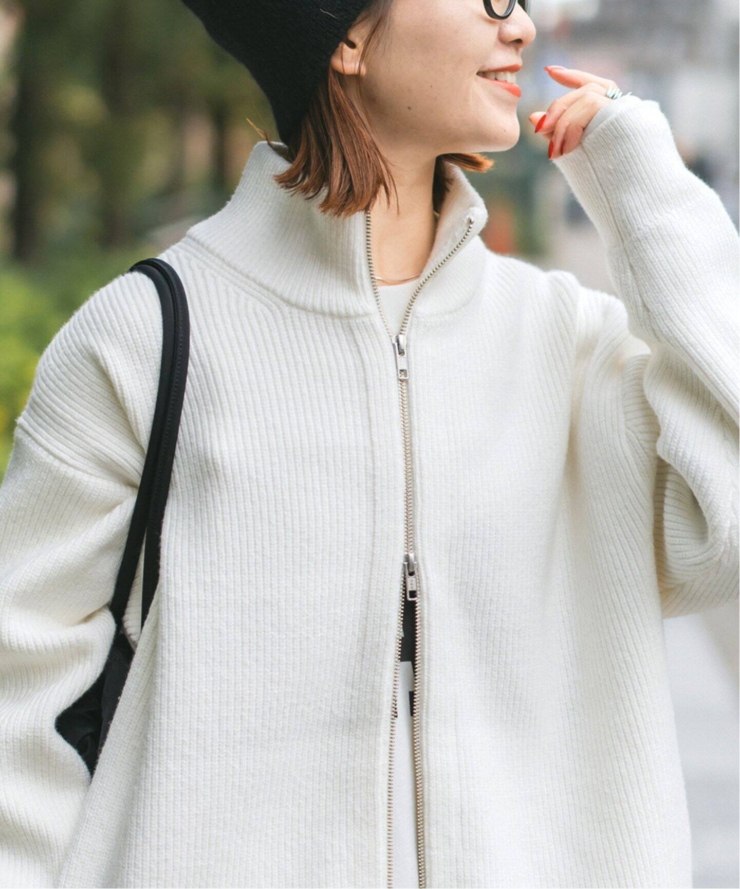 美品！Spick and Span ジップアップカーディガン