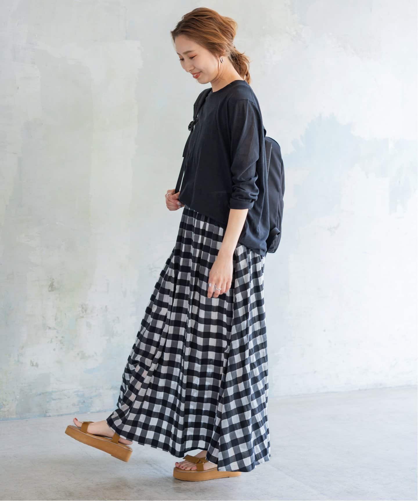 Spick &amp; Span (スピックアンドスパン) SEA  COTTON ロングスリーブプルオーバー グレー Free SEA ISLAND COTTON ロングスリーブプルオーバー（ニット／セーター