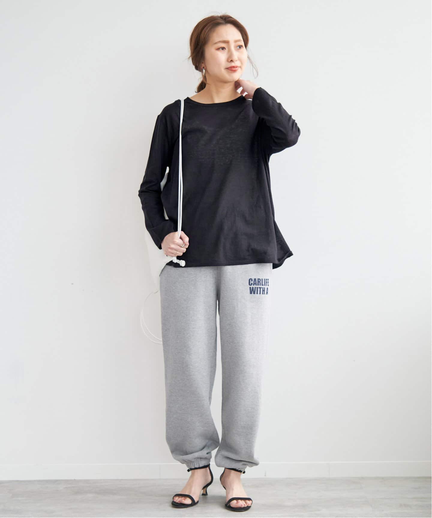 Spick &amp; Span (スピックアンドスパン) SEA  COTTON ロングスリーブプルオーバー グレー Free SEA ISLAND COTTON ロングスリーブプルオーバー（ニット／セーター