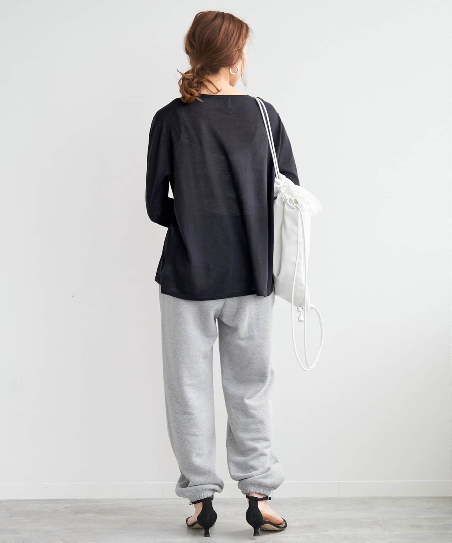 Spick &amp; Span (スピックアンドスパン) SEA  COTTON ロングスリーブプルオーバー グレー Free SEA ISLAND COTTON ロングスリーブプルオーバー（ニット／セーター