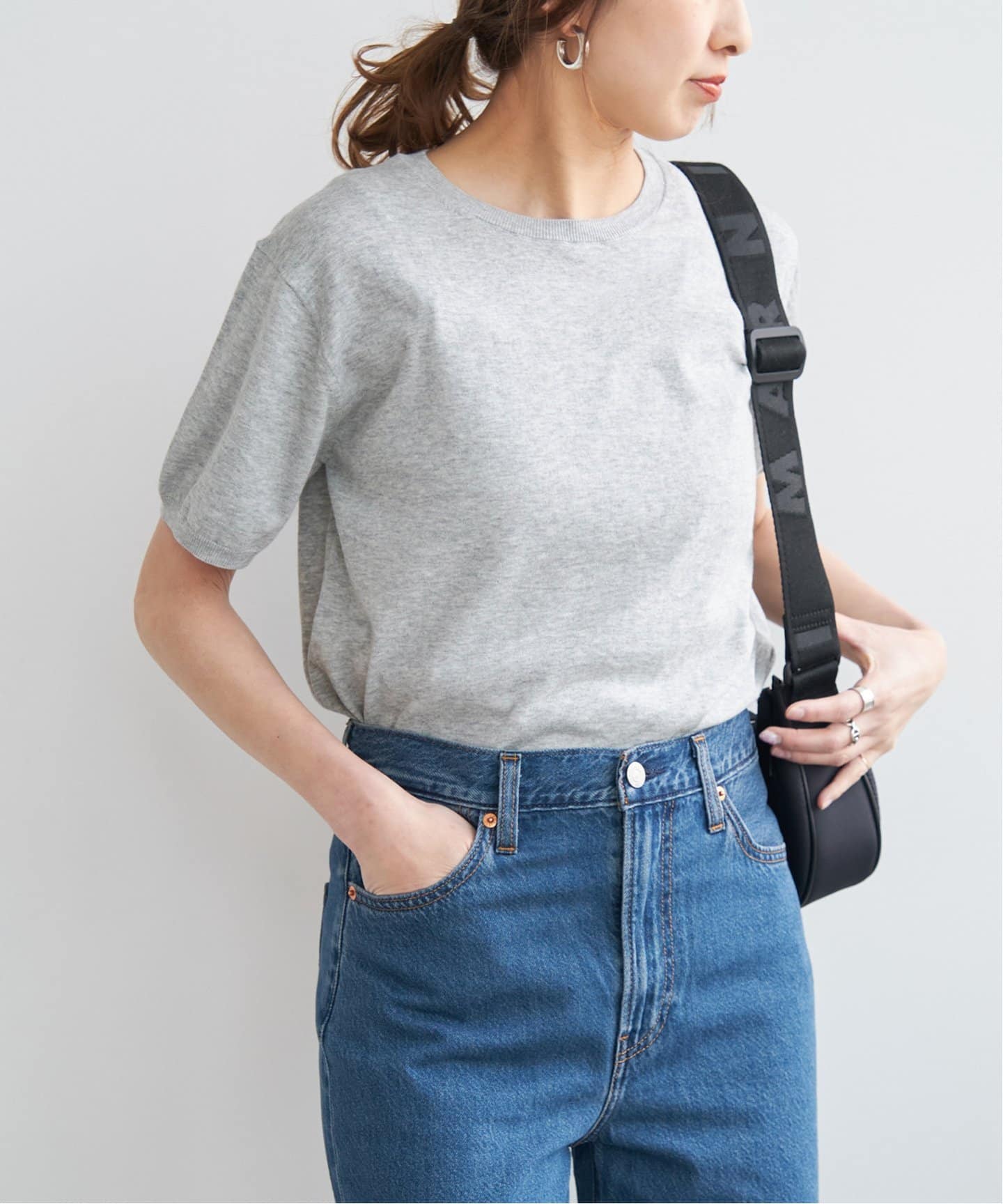 SEA ISLAND COTTON ショートスリーブプルオーバー（ニット／セーター