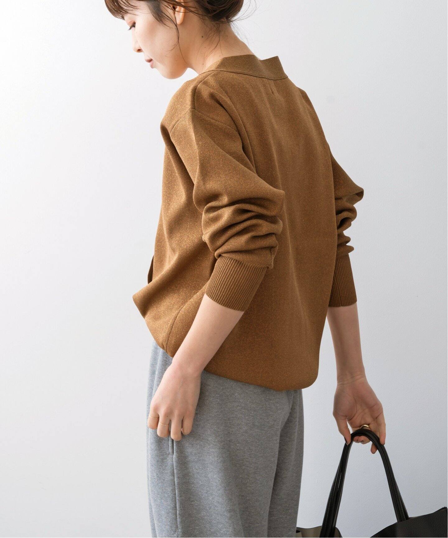 ラメ深Vカーディガン（カーディガン）｜Spick and Span（スピック  