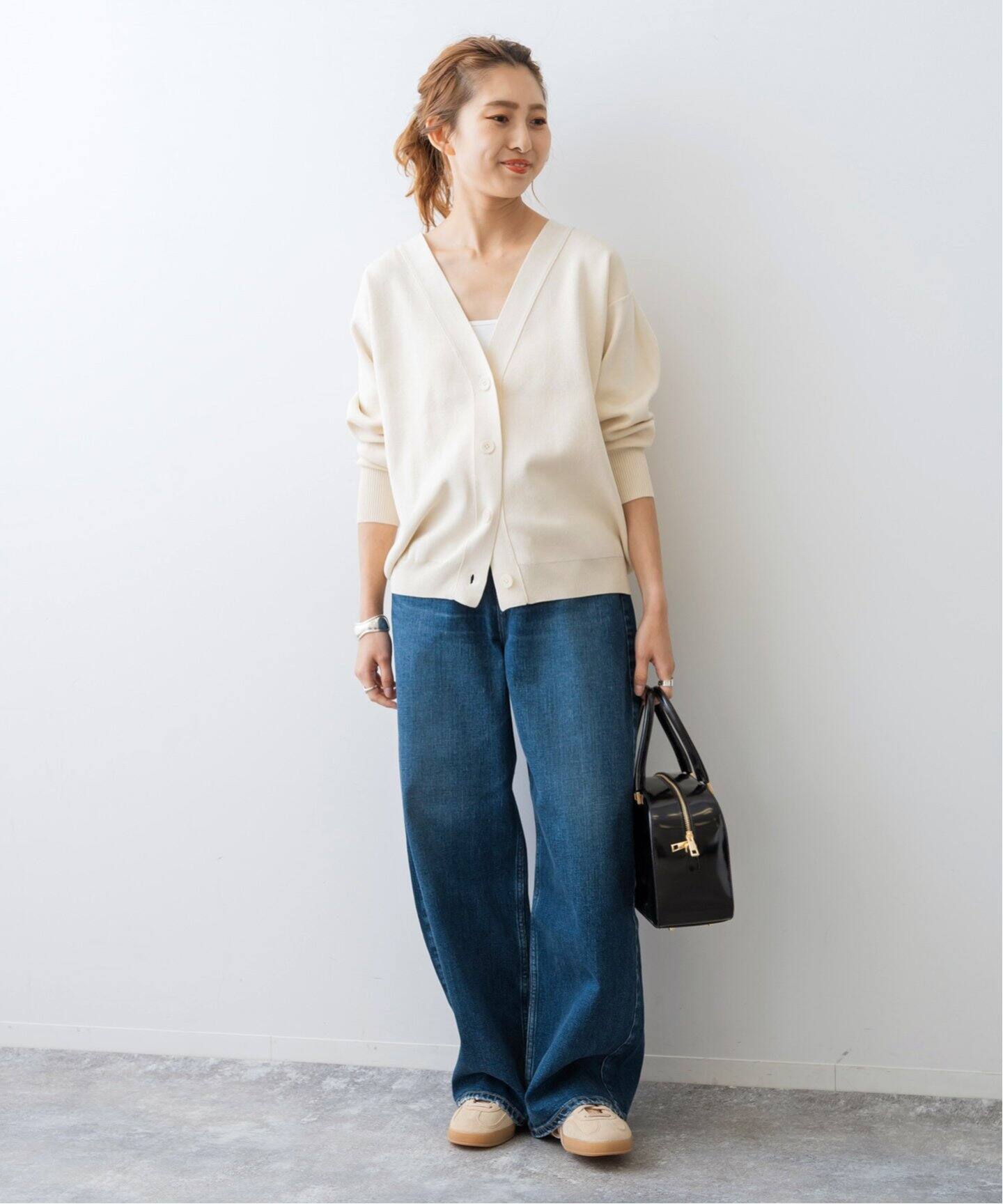 ラメ深Vカーディガン（カーディガン）｜Spick and Span（スピック  