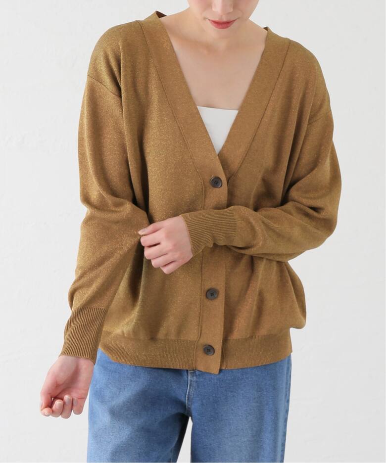 ラメ深Vカーディガン（カーディガン）｜Spick and Span（スピック  