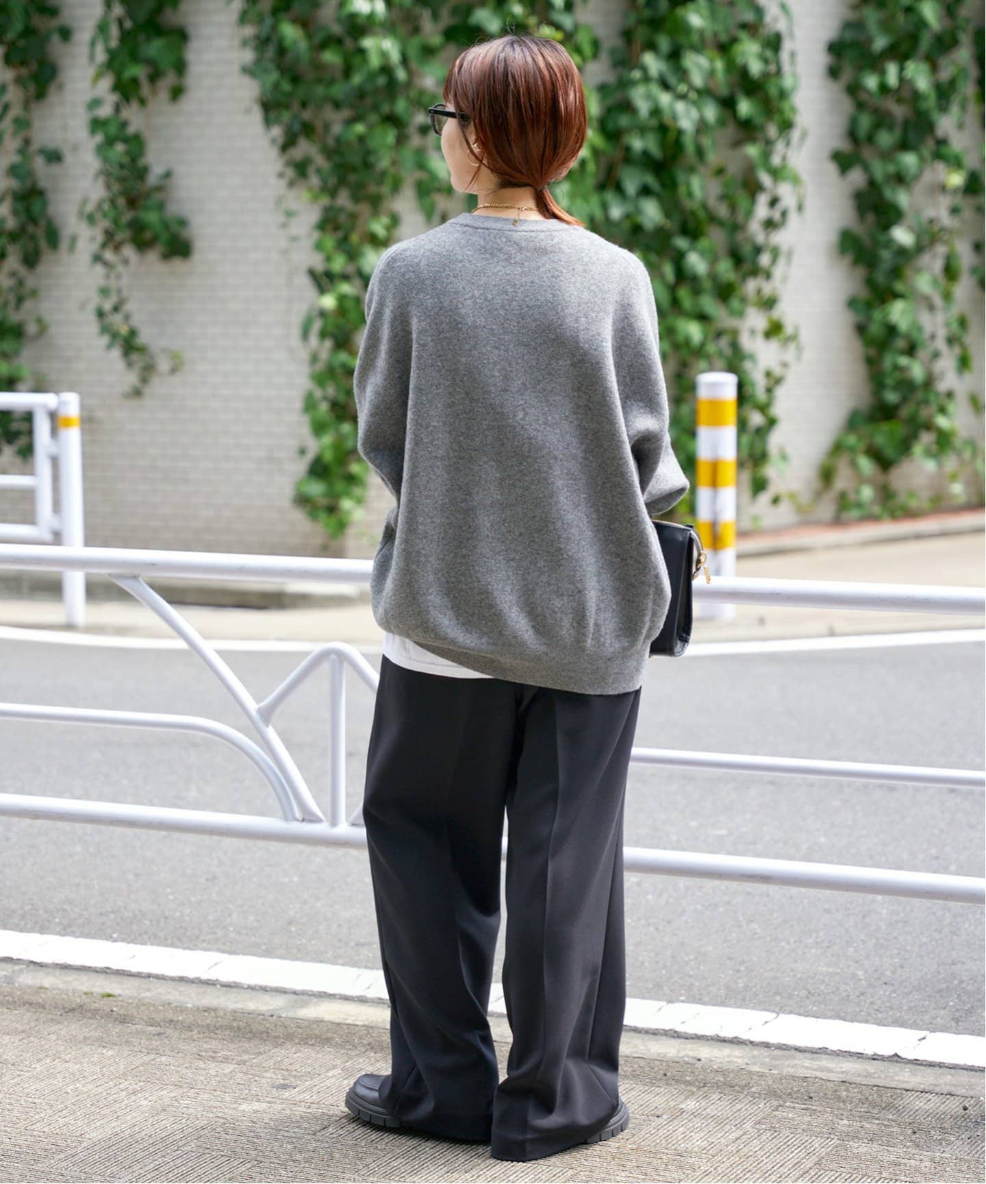 Spick and Span ダブルジャガードロゴニット Spick and Span ダブルジャガードロゴニット