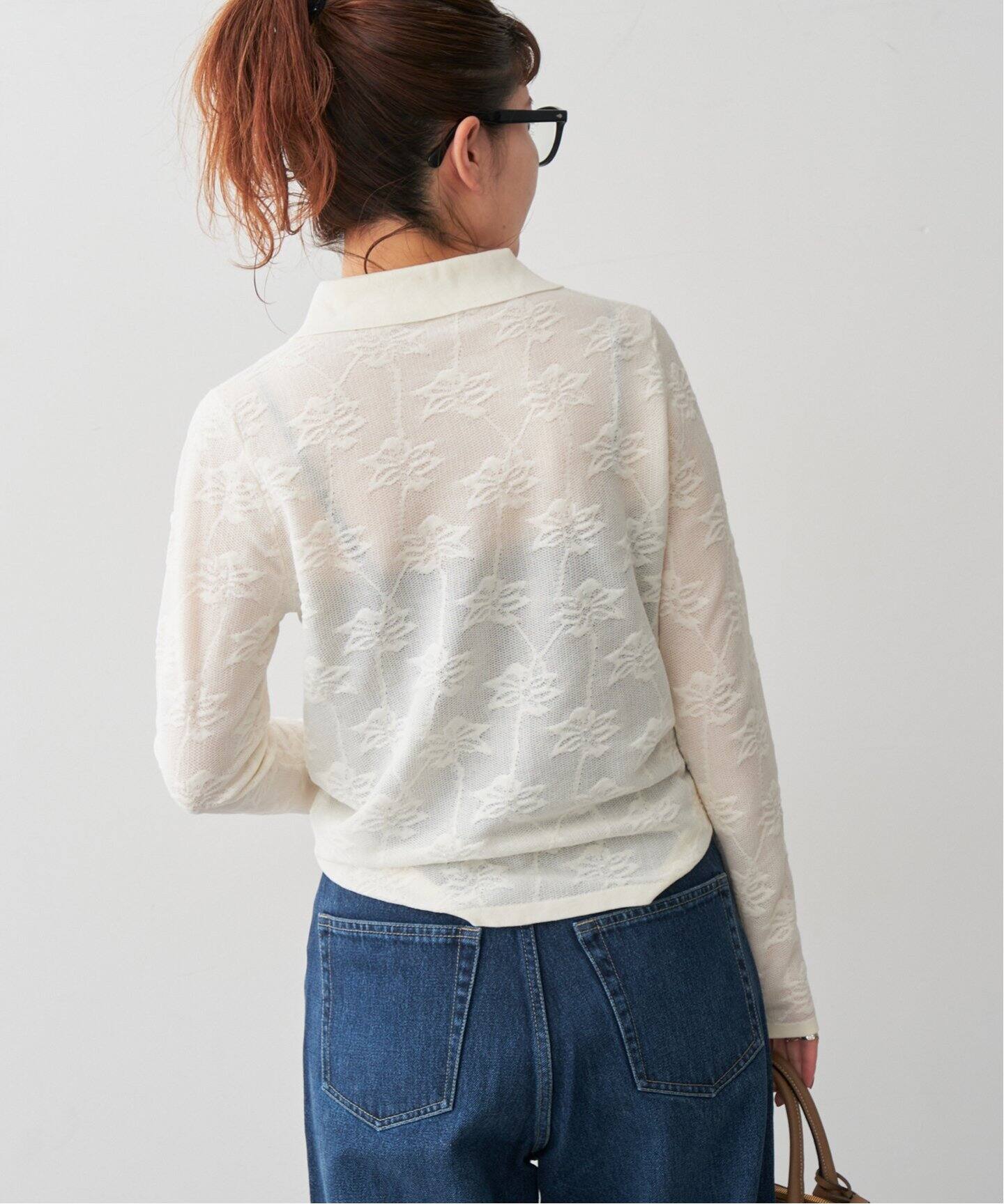 レーシージャガードニット（ニット／セーター）｜Spick and Span 