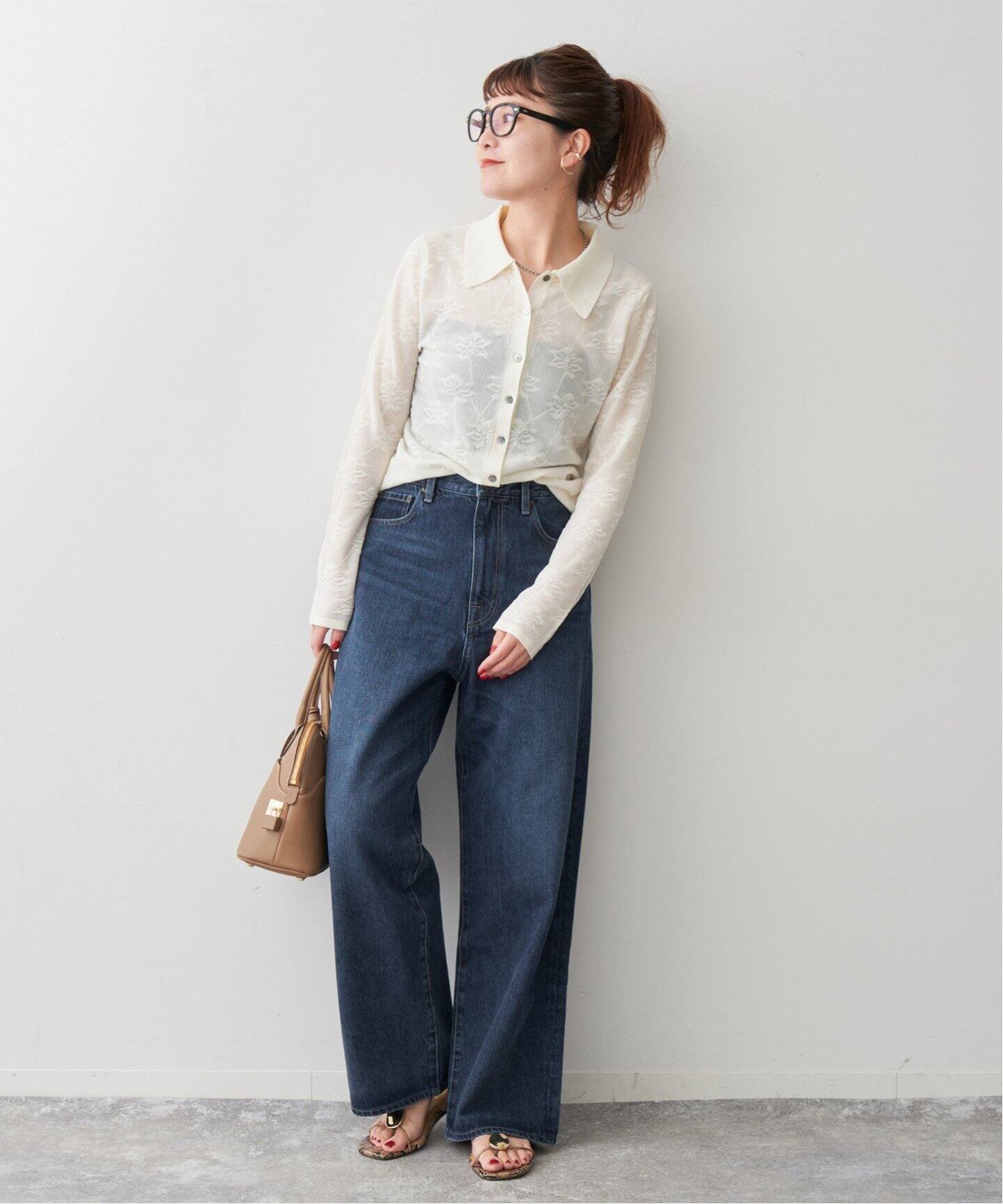 レーシージャガードニット（ニット／セーター）｜Spick and Span 