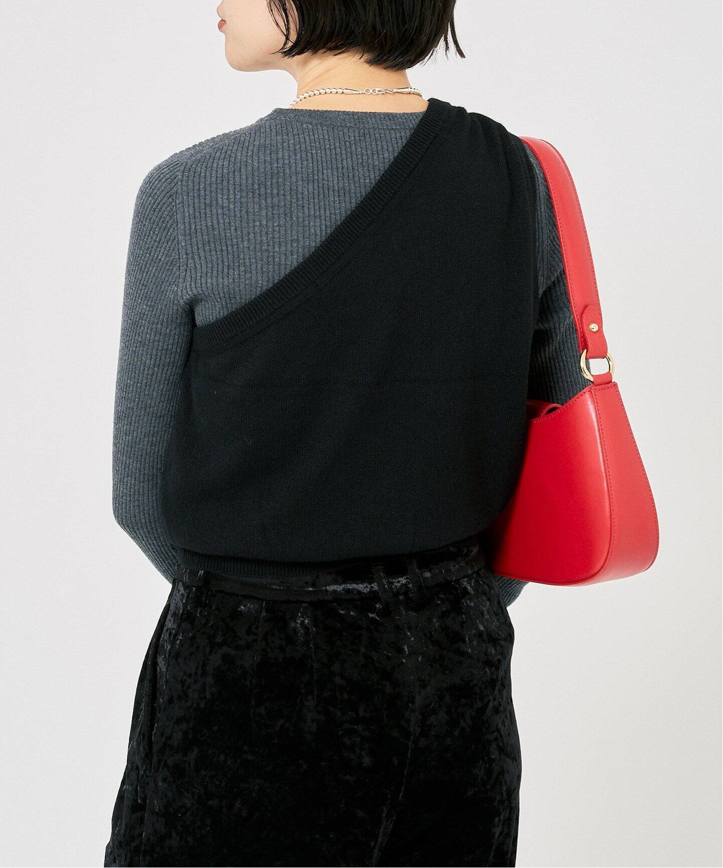 PHEENY one shoulder vest PA24- KT05：ニット（ニット／セーター  