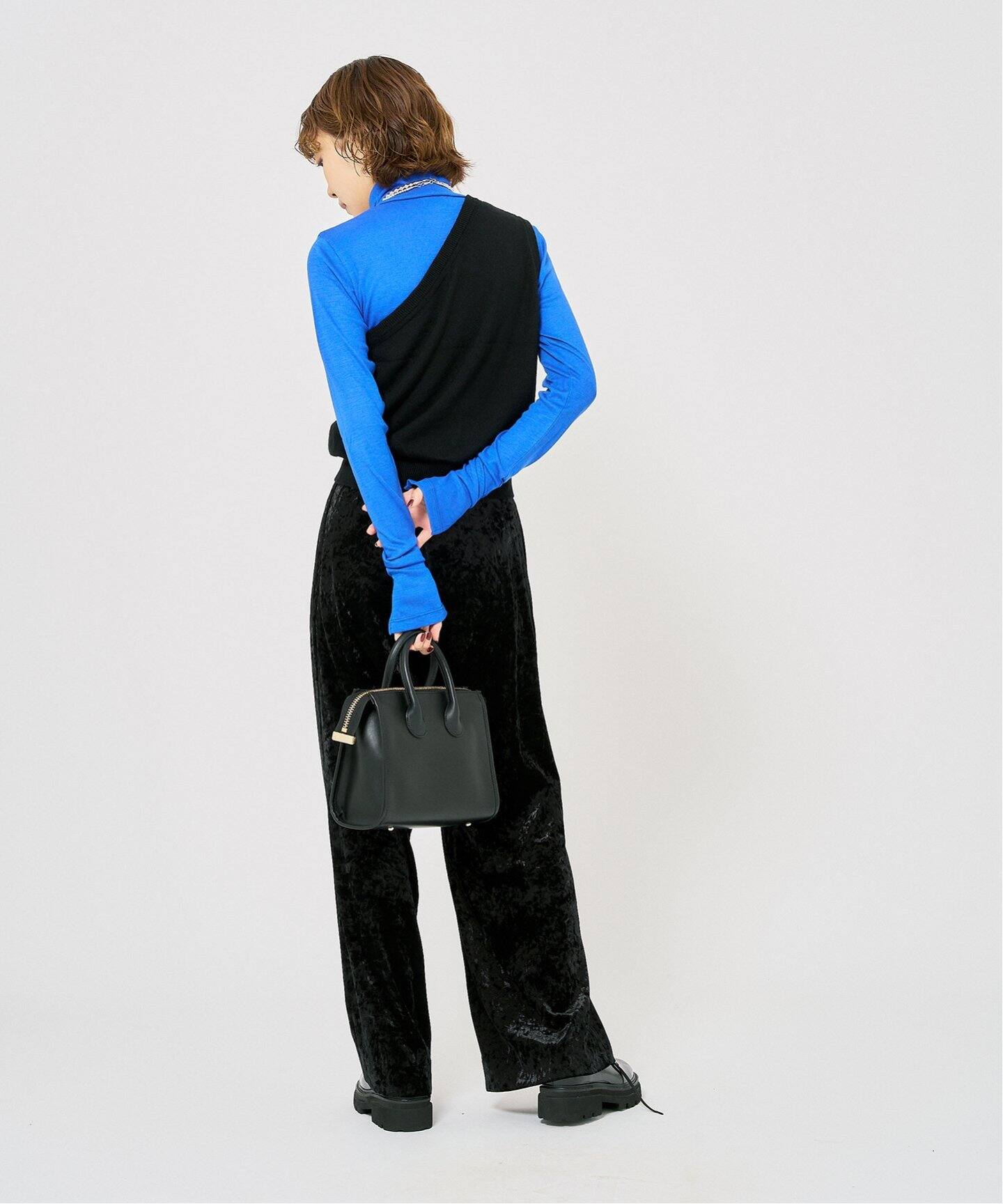 PHEENY one shoulder vest PA24- KT05：ニット（ニット／セーター  