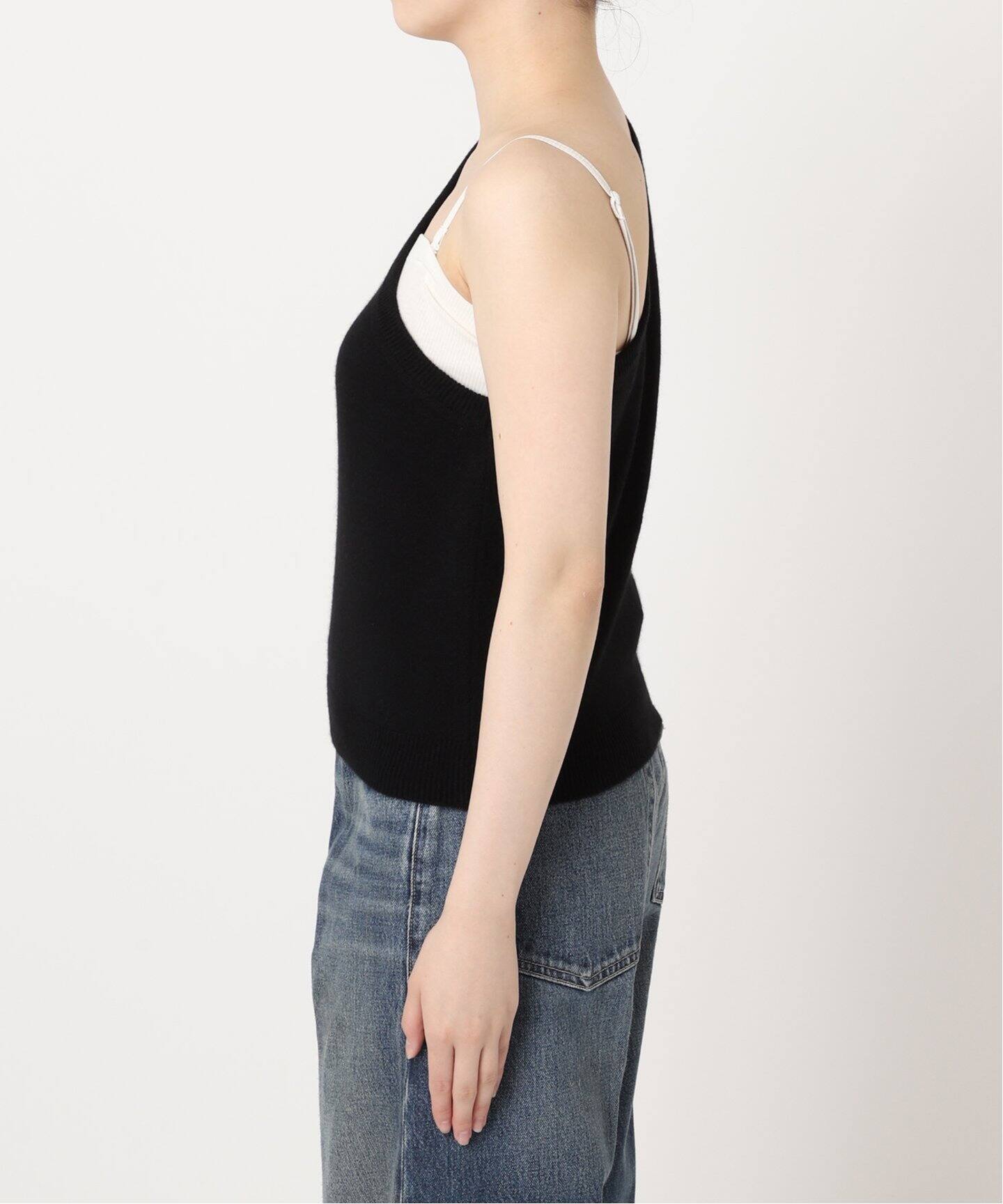 PHEENY one shoulder vest PA24- KT05：ニット（ニット／セーター  