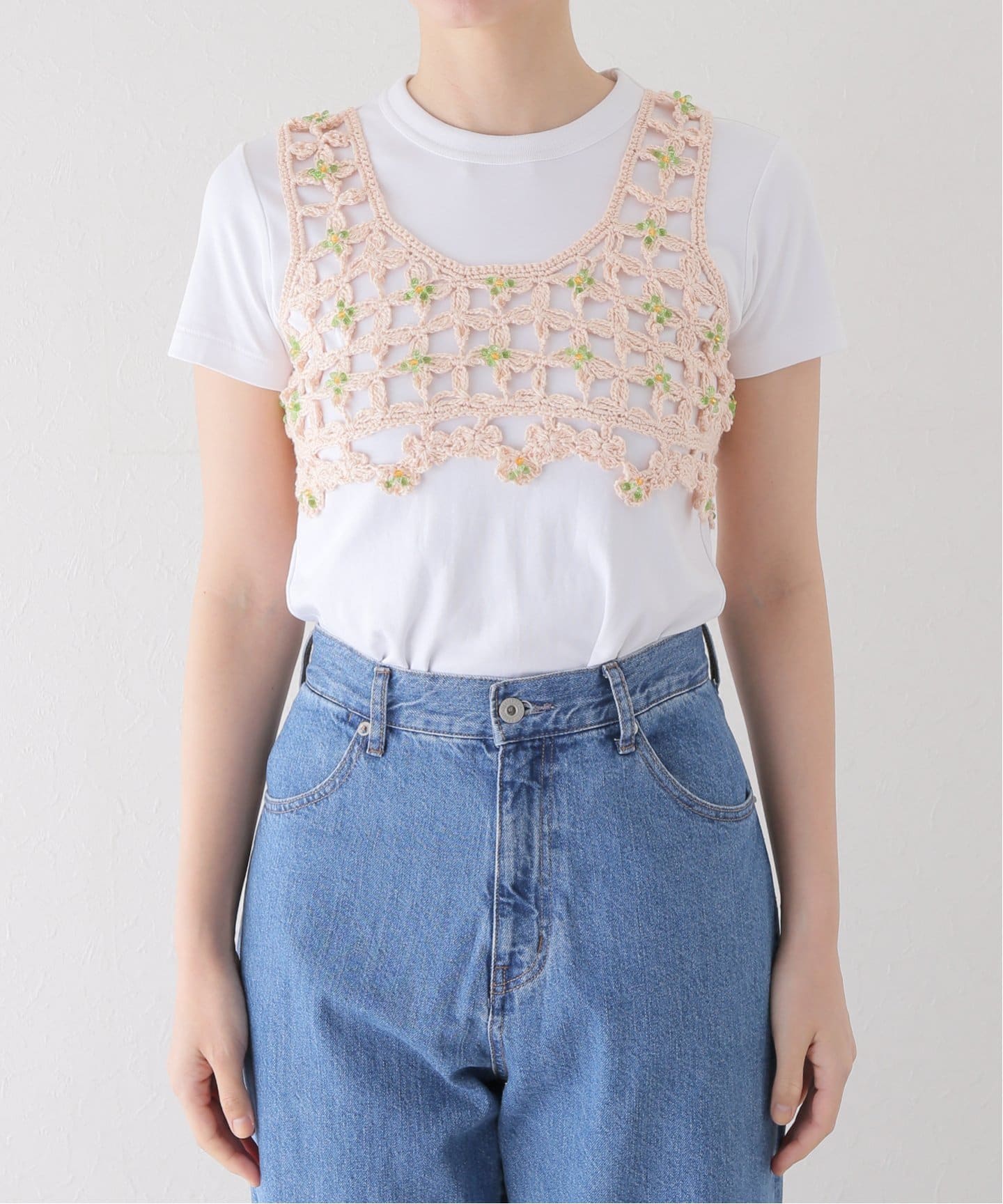 HOLIDAY / ホリデイ CROCHET BEADS TOPS 24104132（ニット／セーター
