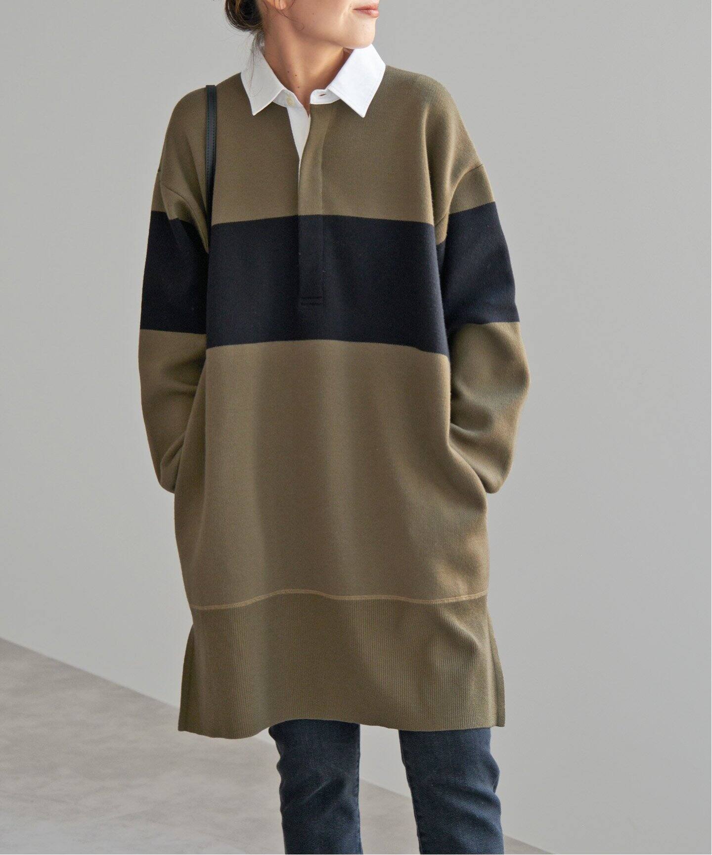 ADAWAS / アダワス SMOOTH KNIT RUGBY SHIRTS ADWS-401-53（ニット 