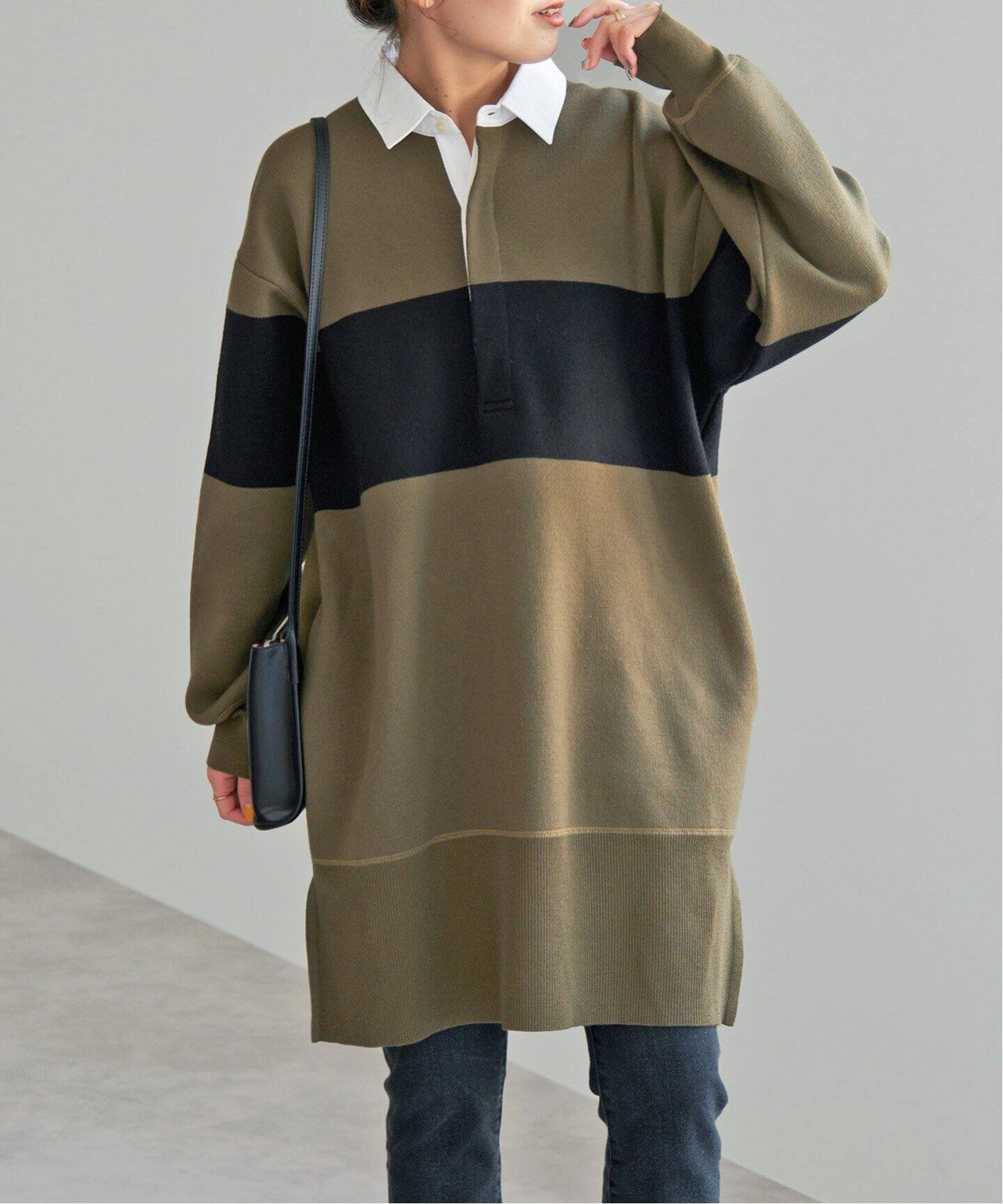 ADAWAS / アダワス SMOOTH KNIT RUGBY SHIRTS