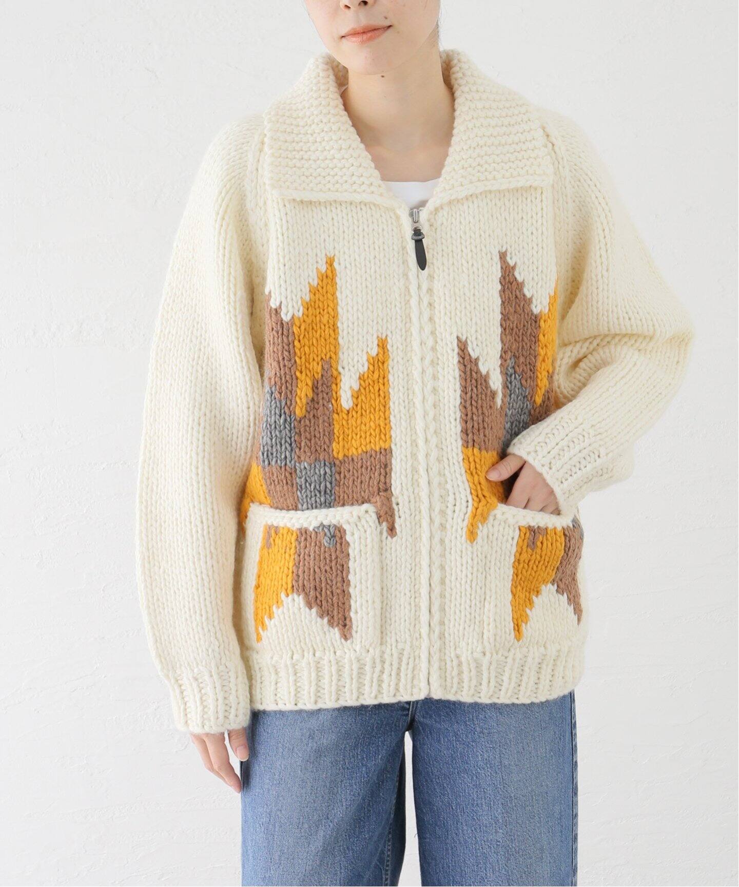 SPORTCLAD / スポーツクラッド ハンドニットカウチン（ニット  