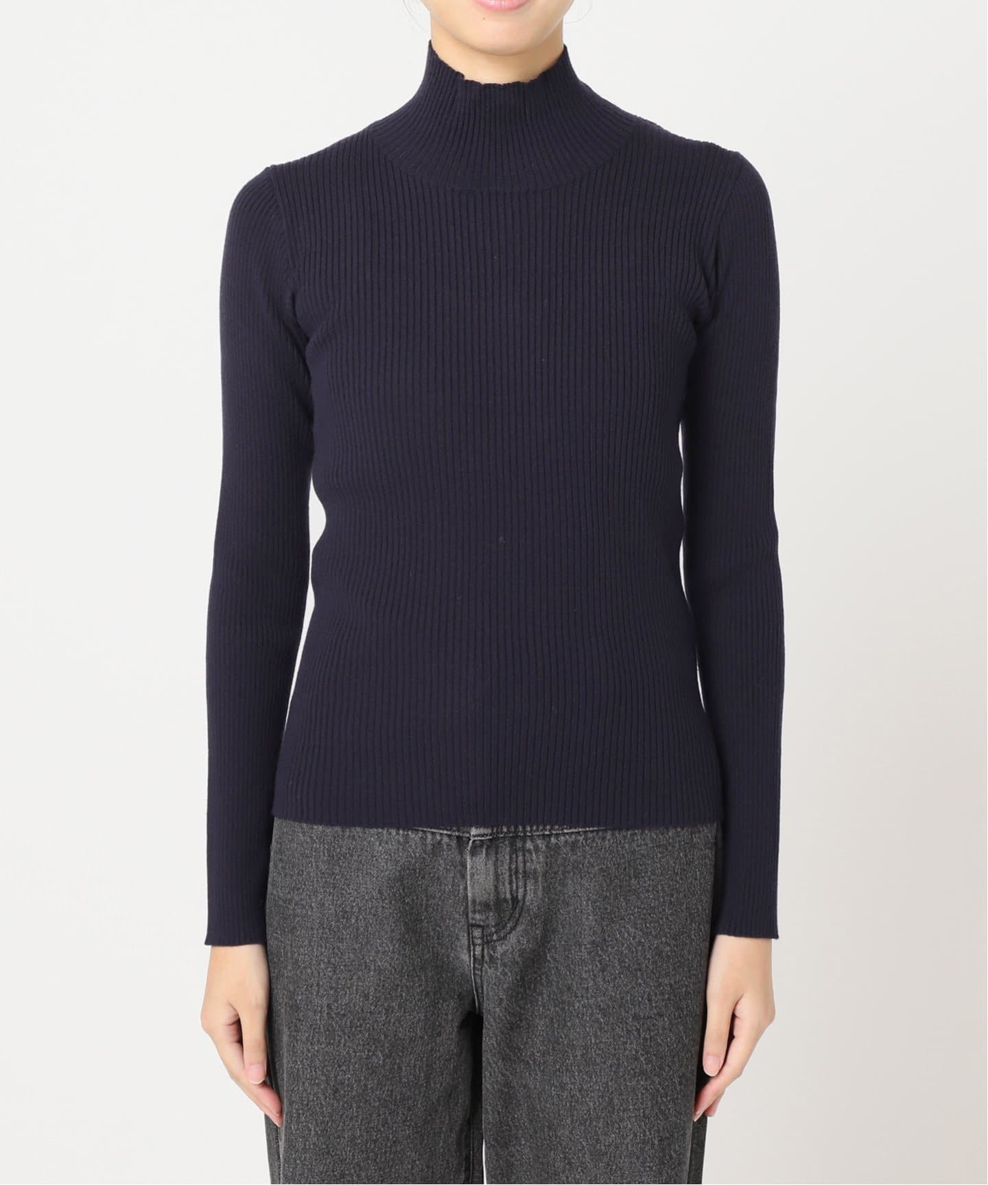 LEMAIRE & SUNSPELL リブタートルネック ネイビー XS LEMAIRE(ルメール) ハイネックニット ネイビー サイズ S｜【公式