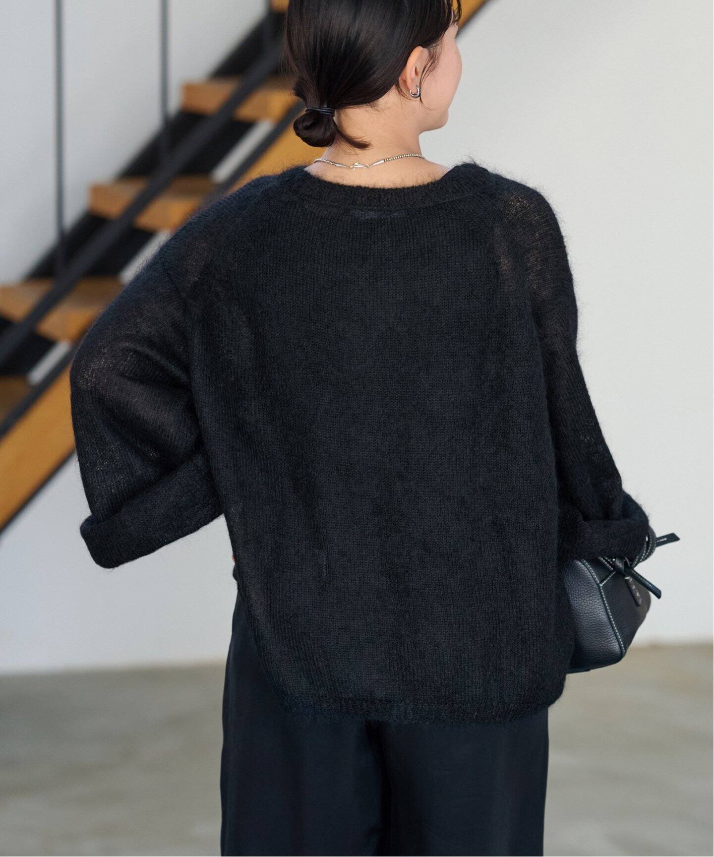 キッドモヘヤ混リラックス プルオーバー（ニット／セーター  