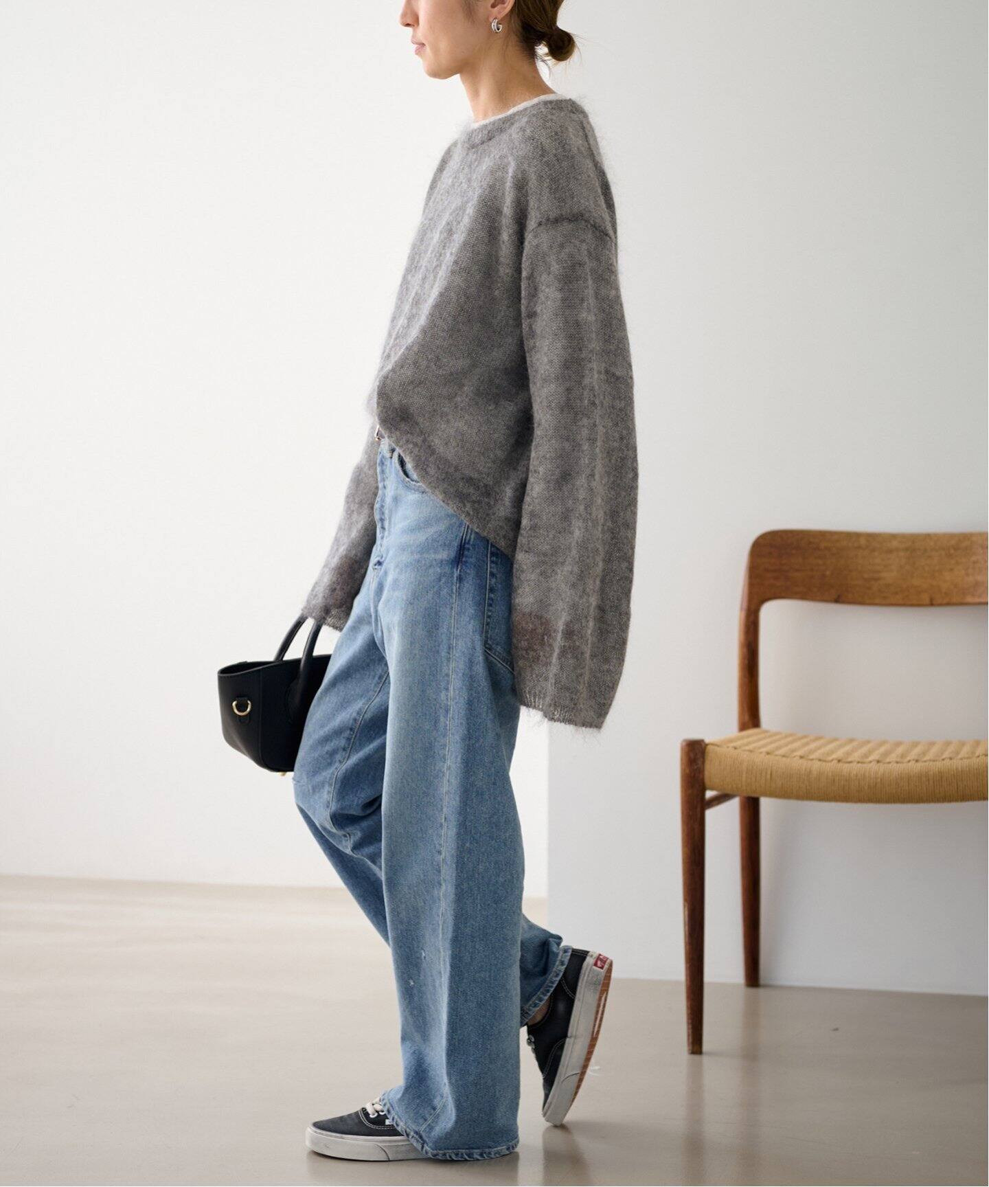 キッドモヘヤ混リラックス プルオーバー（ニット／セーター  