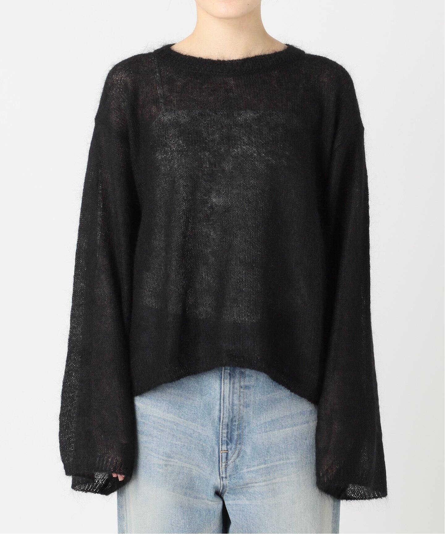 キッドモヘヤ混リラックス プルオーバー（ニット／セーター  