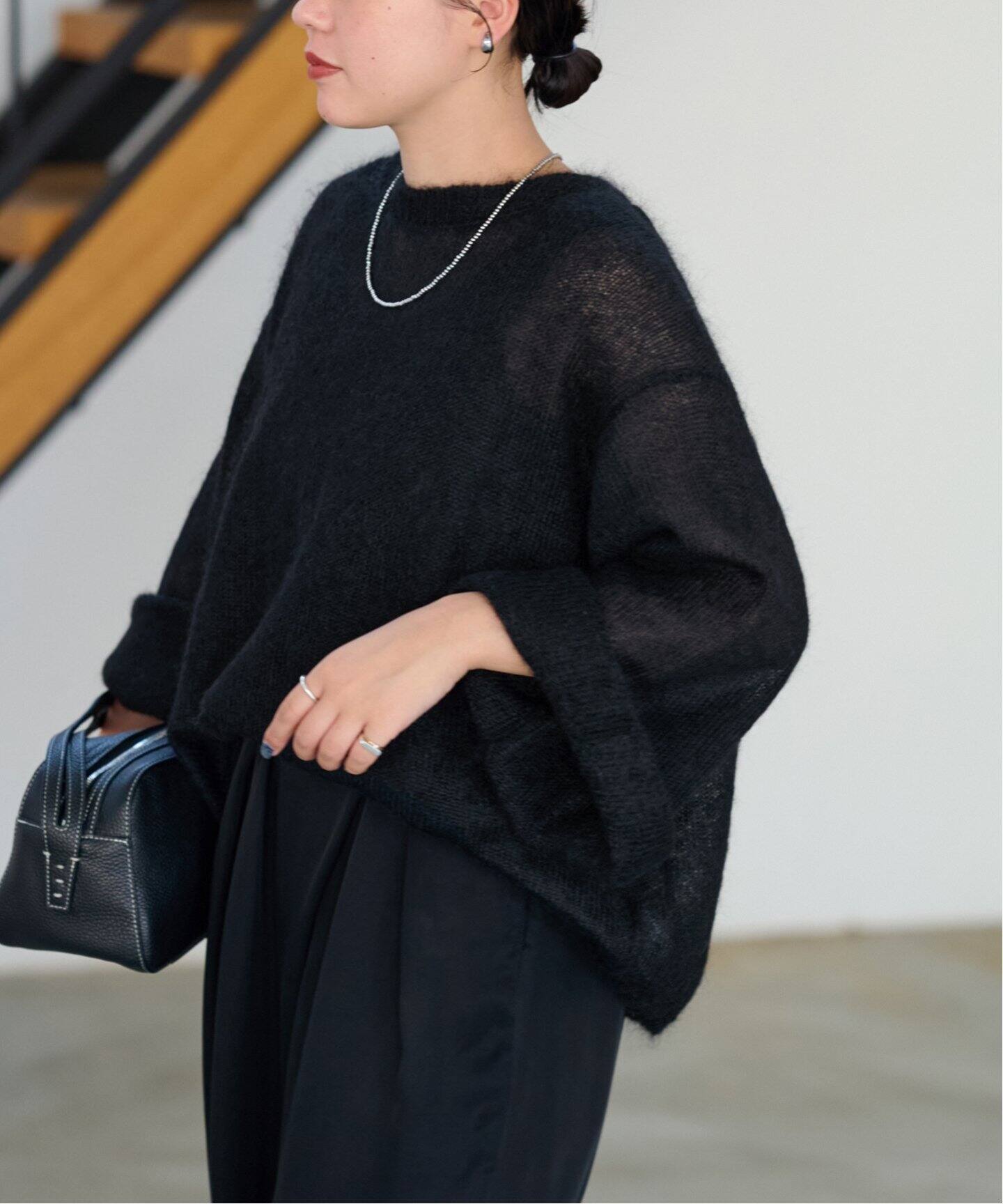 キッドモヘヤ混リラックス プルオーバー（ニット／セーター  