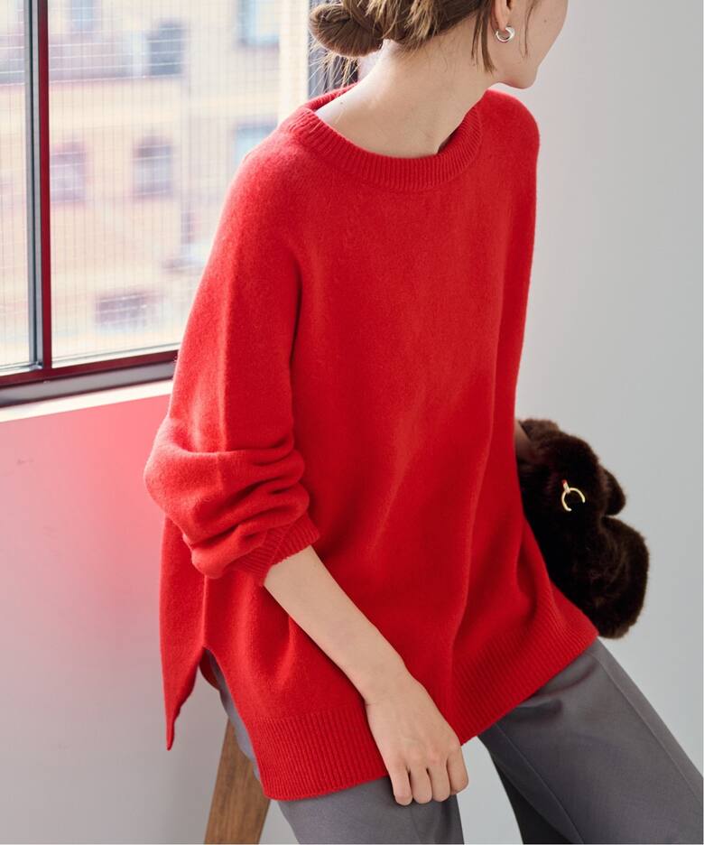 ≪追加≫ラグランスリーブワイドプルオーバー（ニット／セーター  