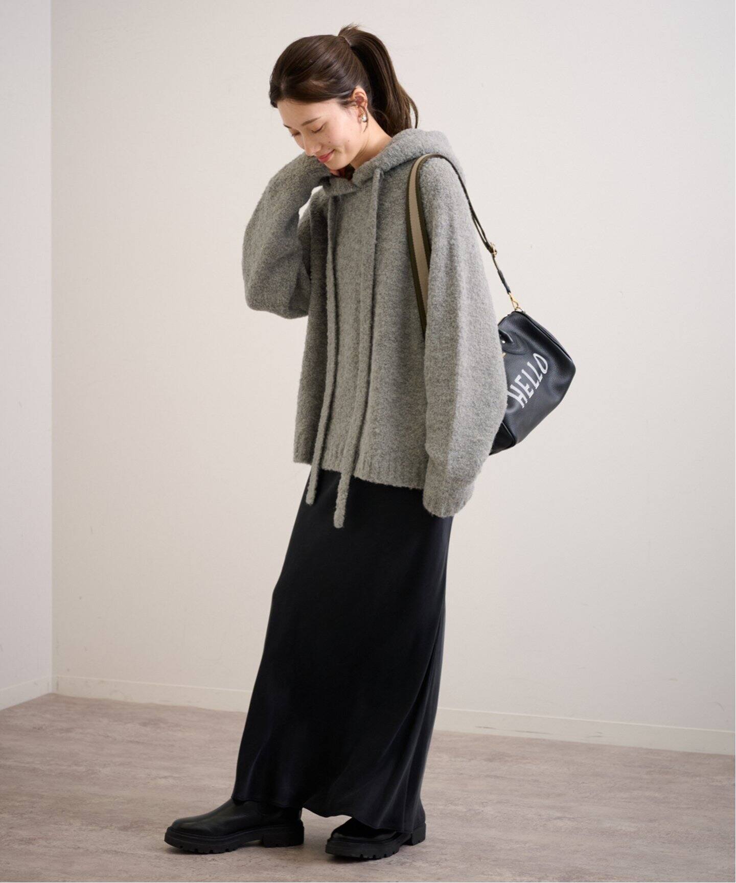 Loop Yarn フード プルオーバー（ニット／セーター）｜FRAMeWORK