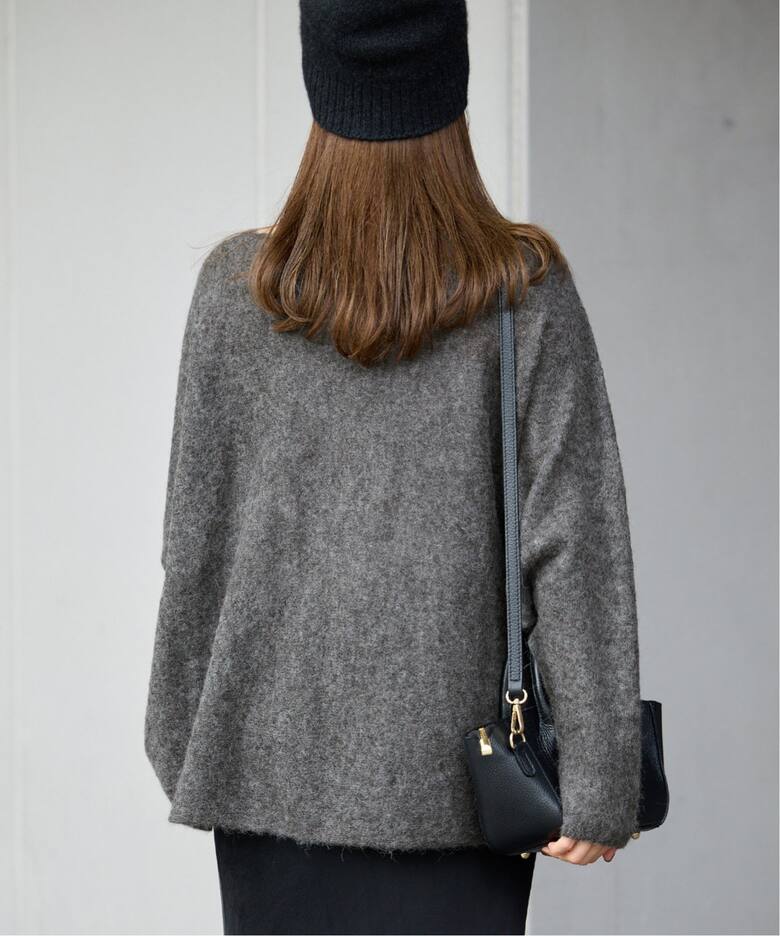 ベアコート（アルパカ素材）rnyroom21 （yori shirocon ループ刺繍  