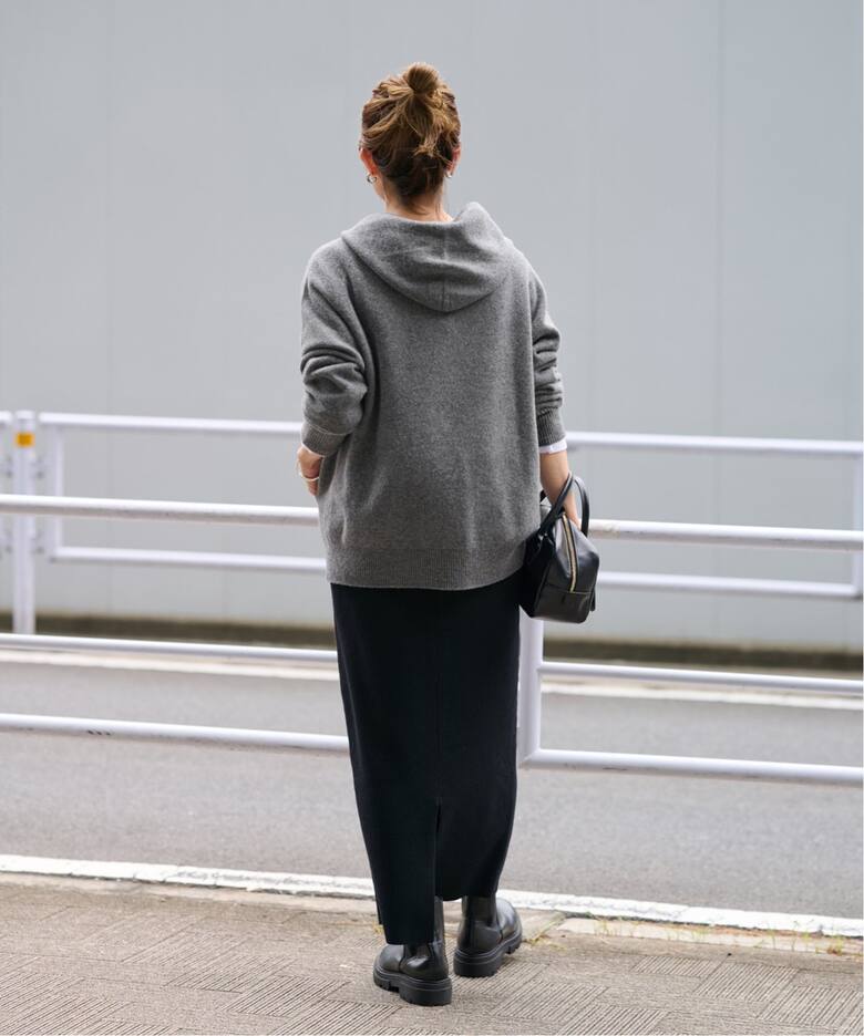 ≪追加≫圧縮ウールフードプルオーバー（ニット／セーター 