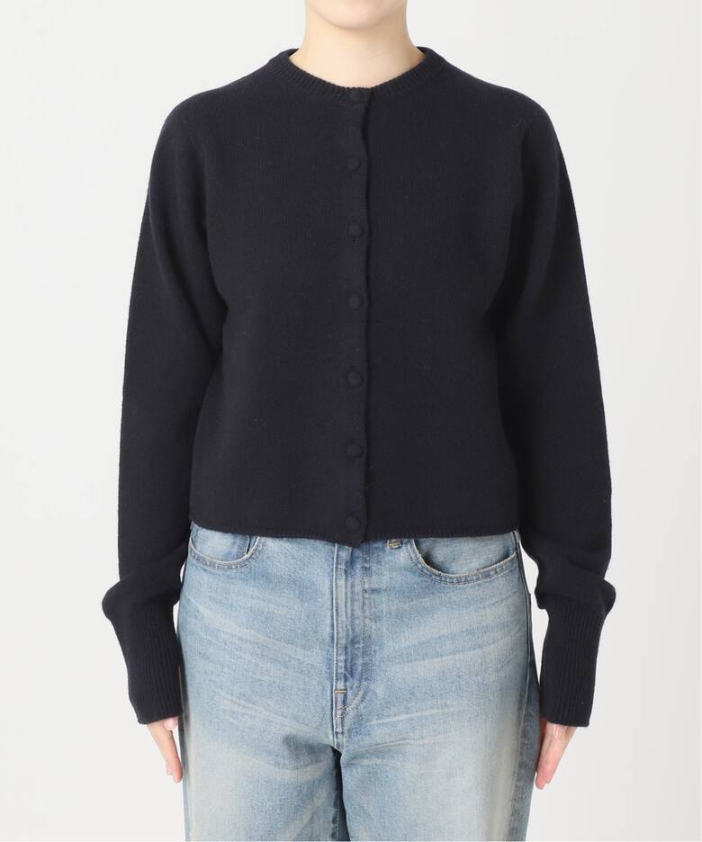 圧縮ウールクルーネックカーディガン（カーディガン）｜FRAMeWORK  