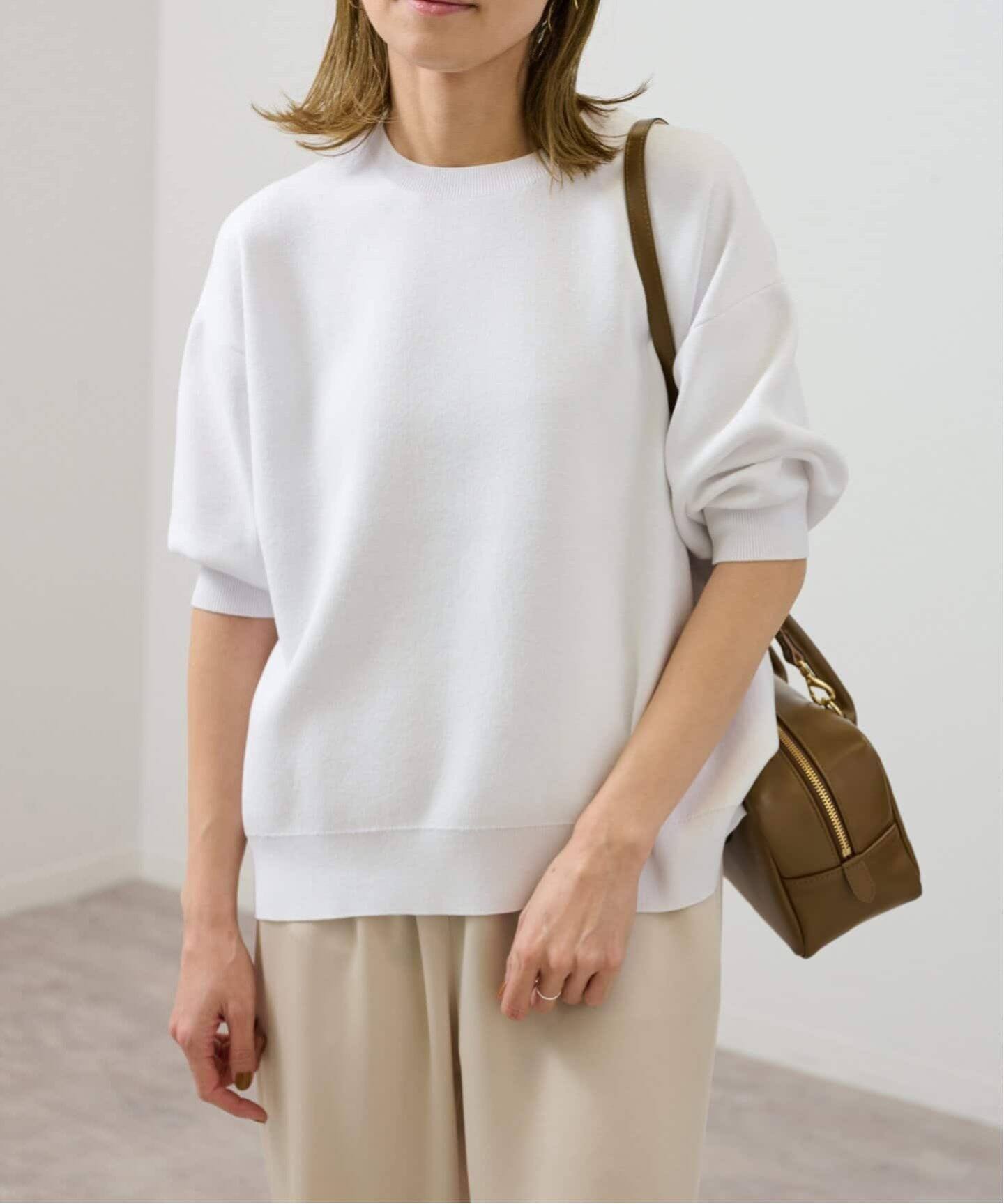 新品FRAMeWORK ウォッシャブルスムースプルオーバー2