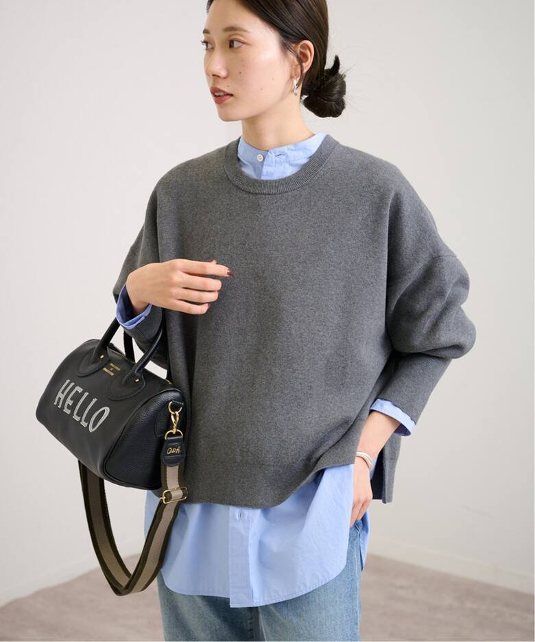 ≪追加≫ダブルジャガードプルオーバー（ニット／セーター  