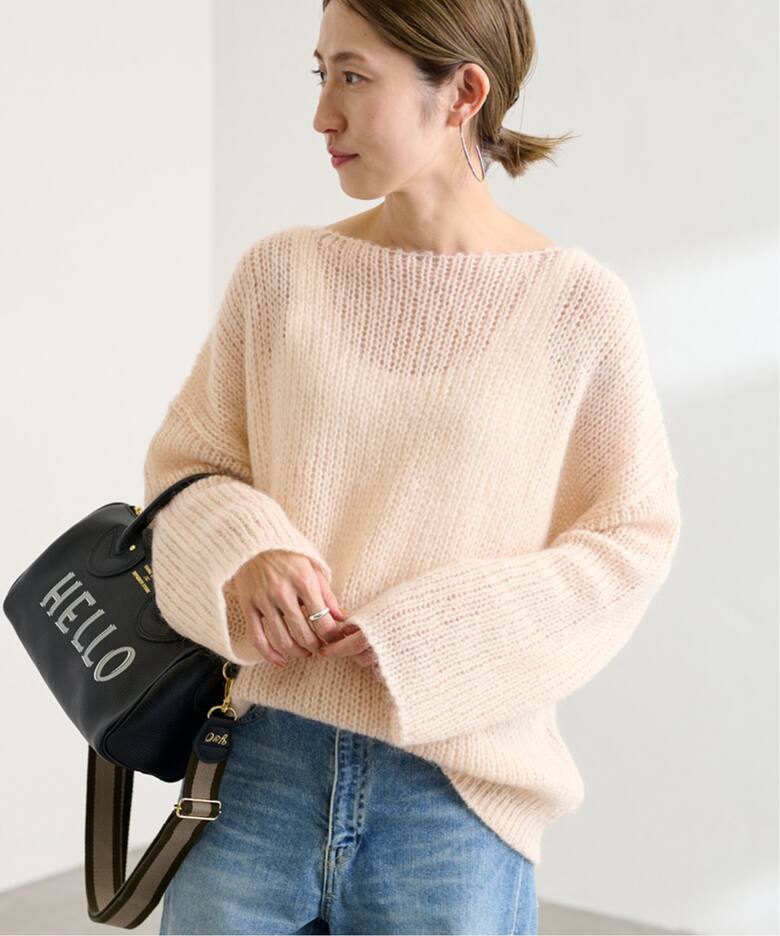 モヘヤボートネックプルオーバー（ニット／セーター）｜FRAMeWORK  