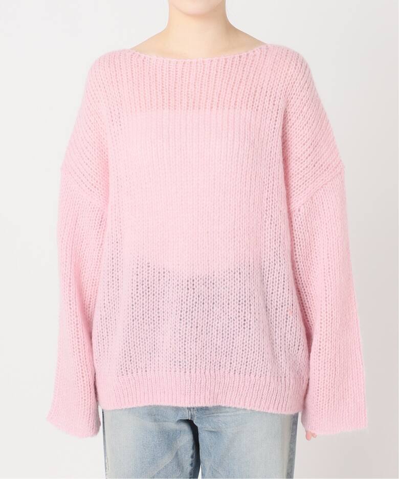 モヘヤボートネックプルオーバー（ニット／セーター）｜FRAMeWORK  