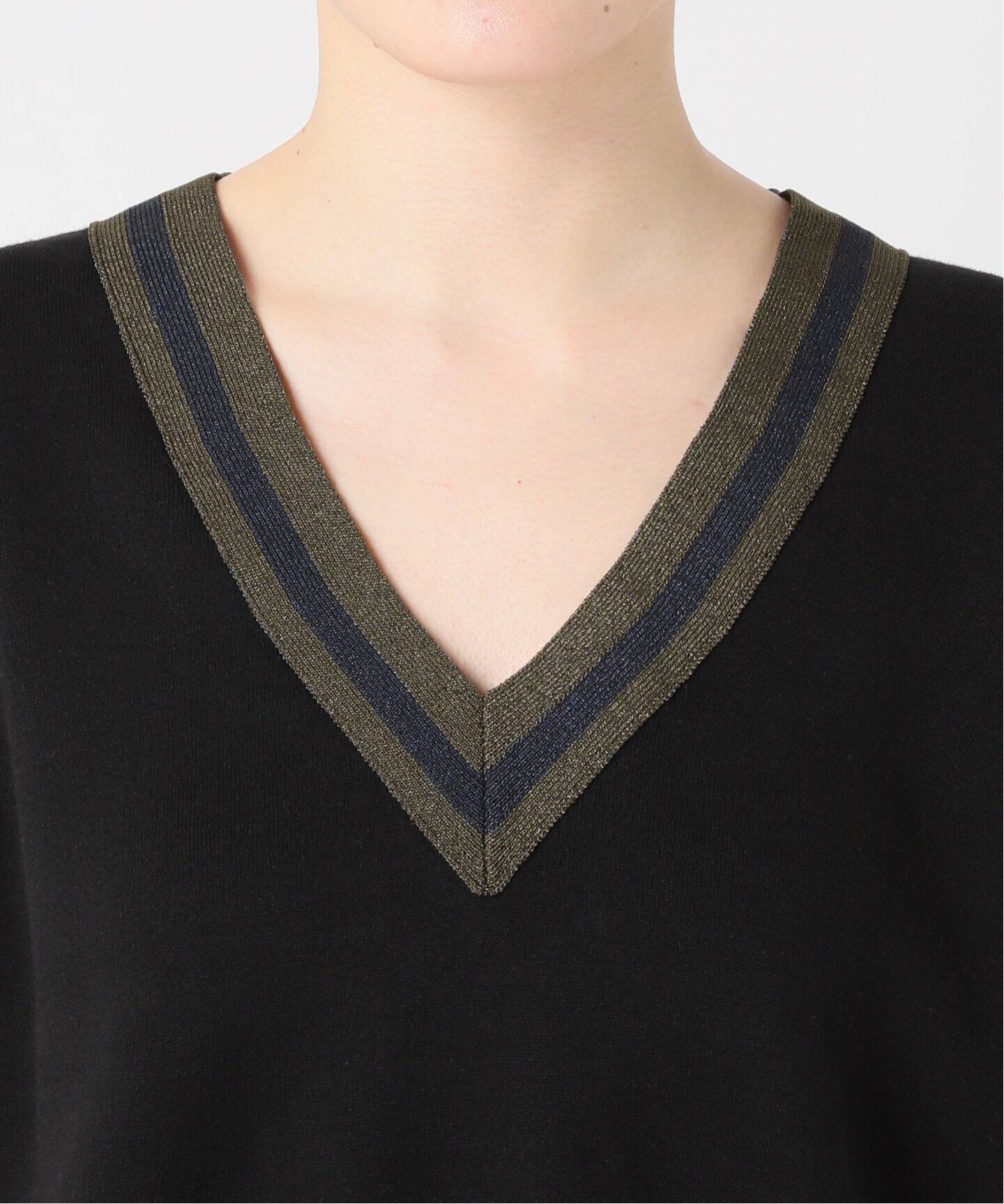 ブルネロクチネリ フラワー レイヤードカーディガン サマーニット