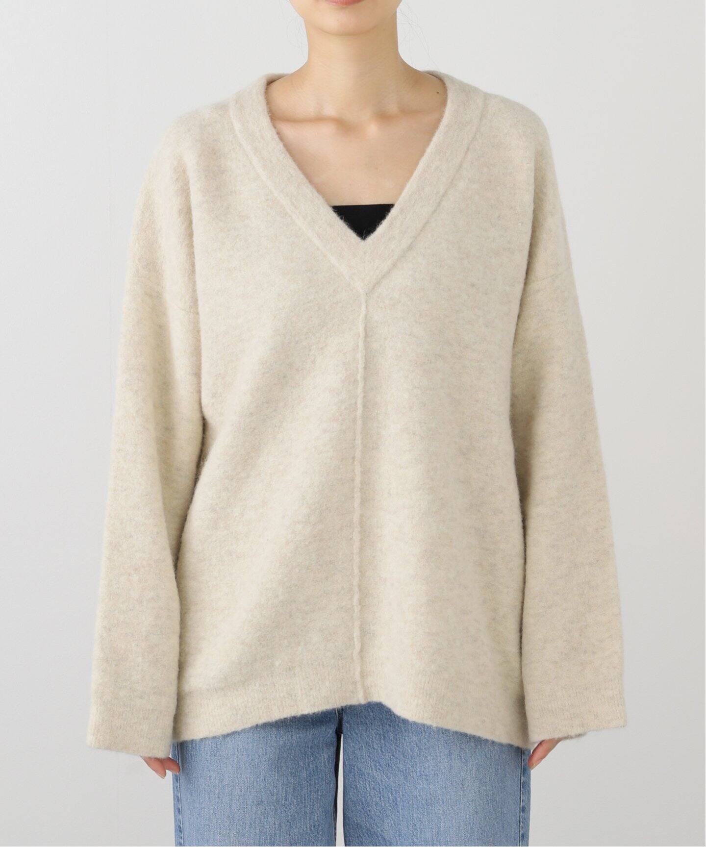 LAUREN MANOOGIAN/ローレン マヌージアン FLLECE V NECK(ロング 