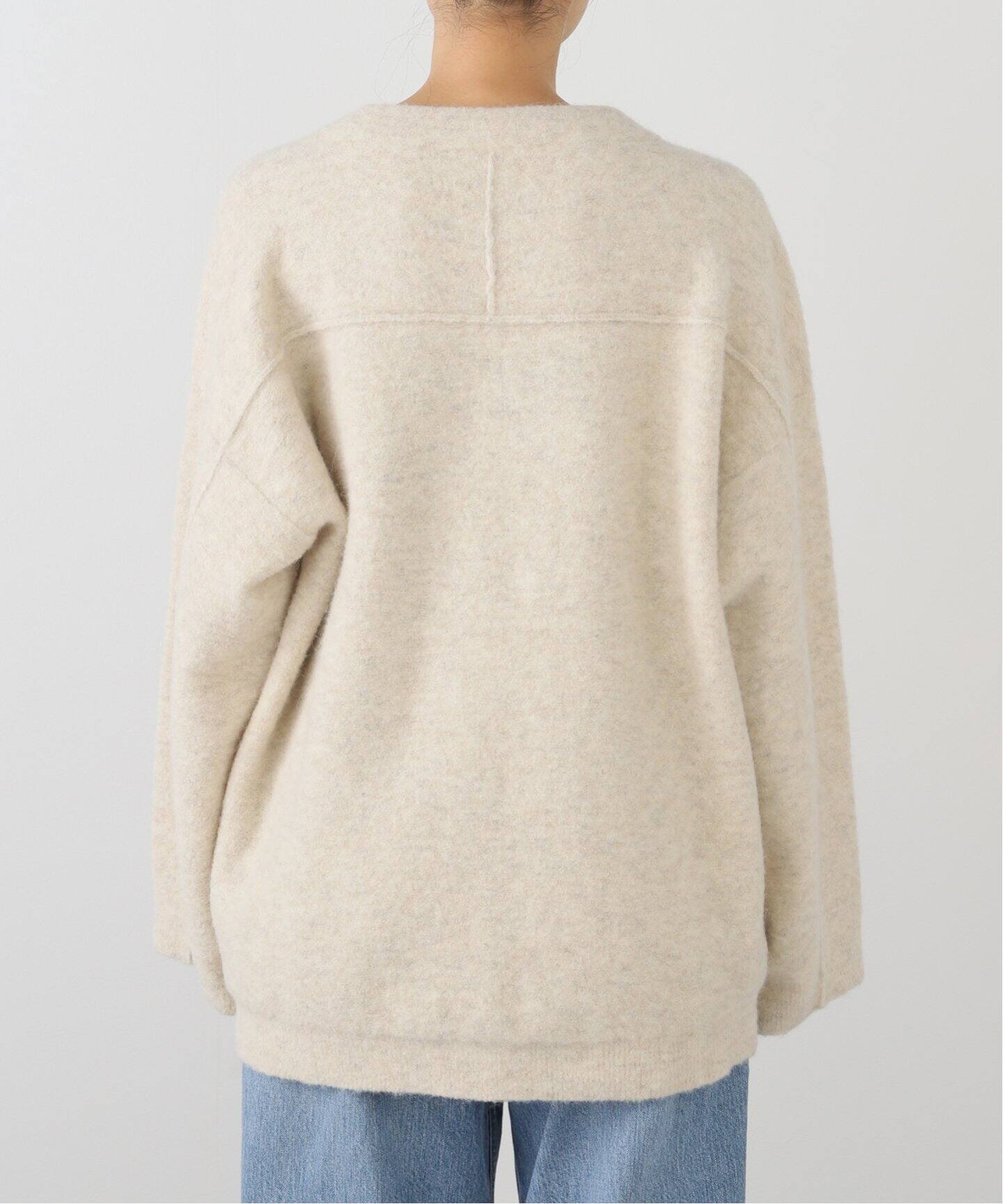 LAUREN MANOOGIAN/ローレン マヌージアン FLLECE V NECK(ロング 