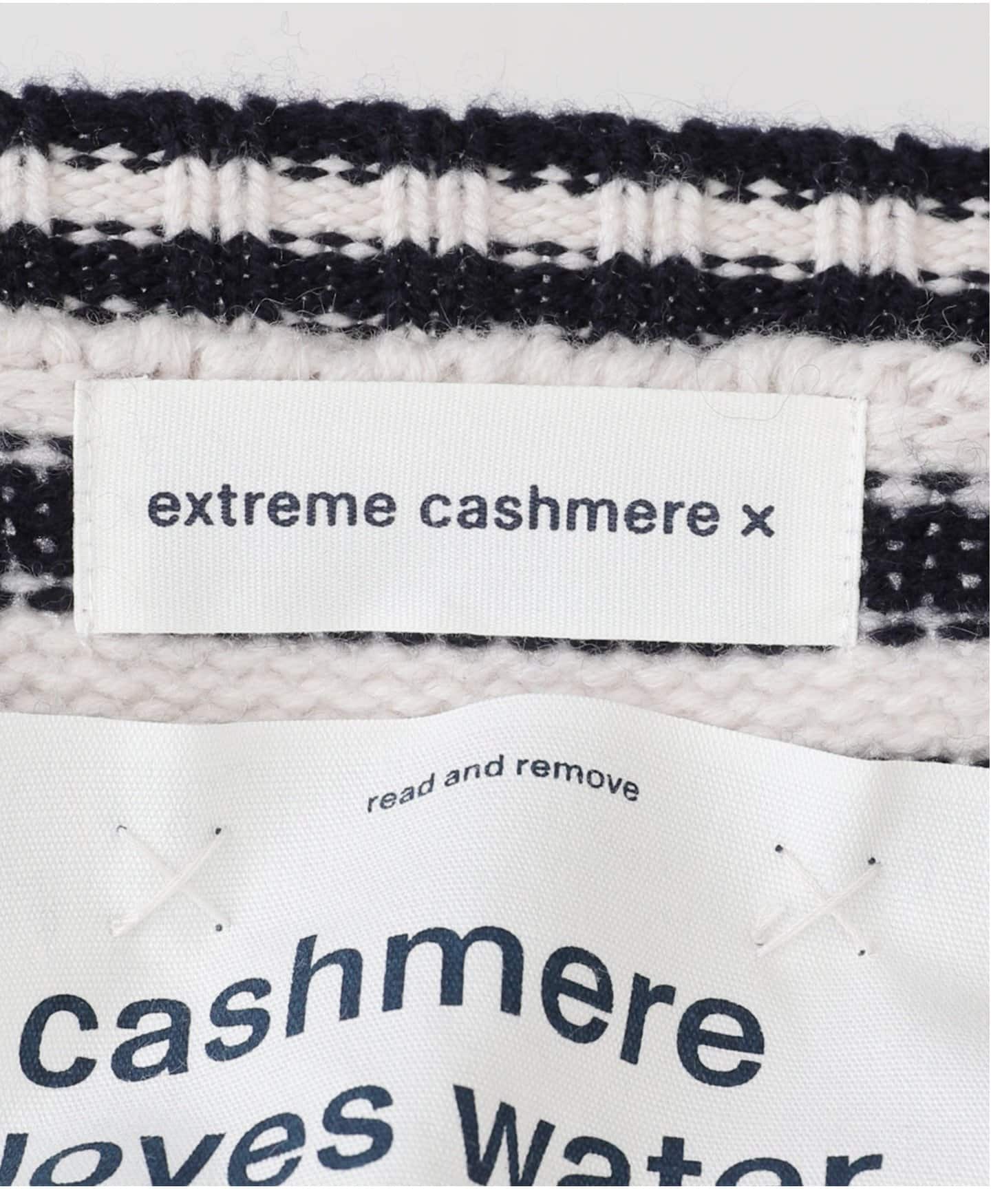 extreme cashmere/エクストリームカシミヤ loveryボーダー（ニット