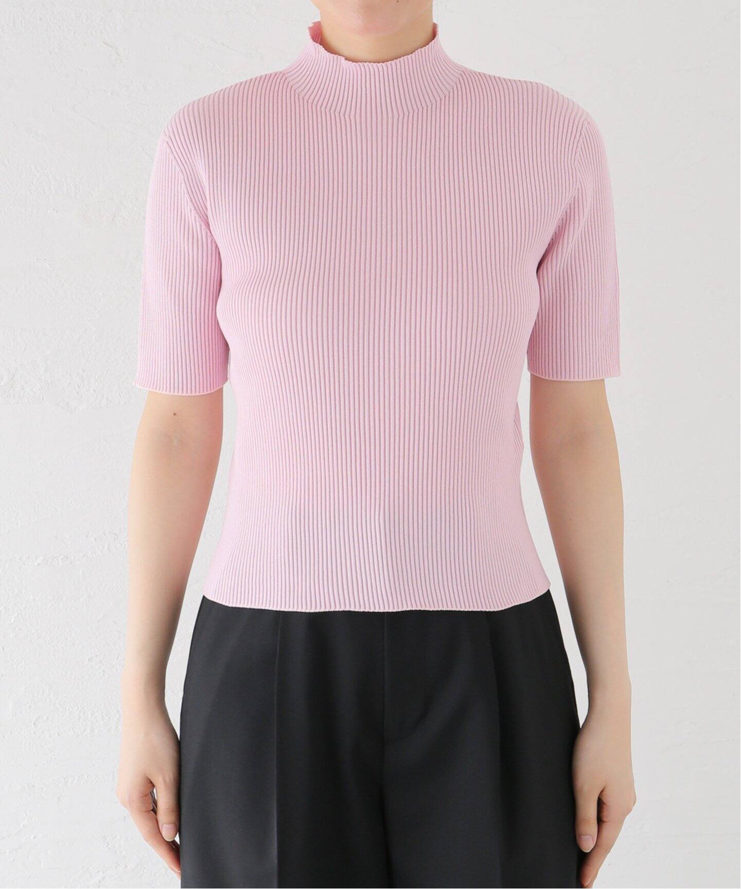 CFCL/シーエフシーエル】PORTRAIT SHORT SLEEVE TOP：ニット（ニット 