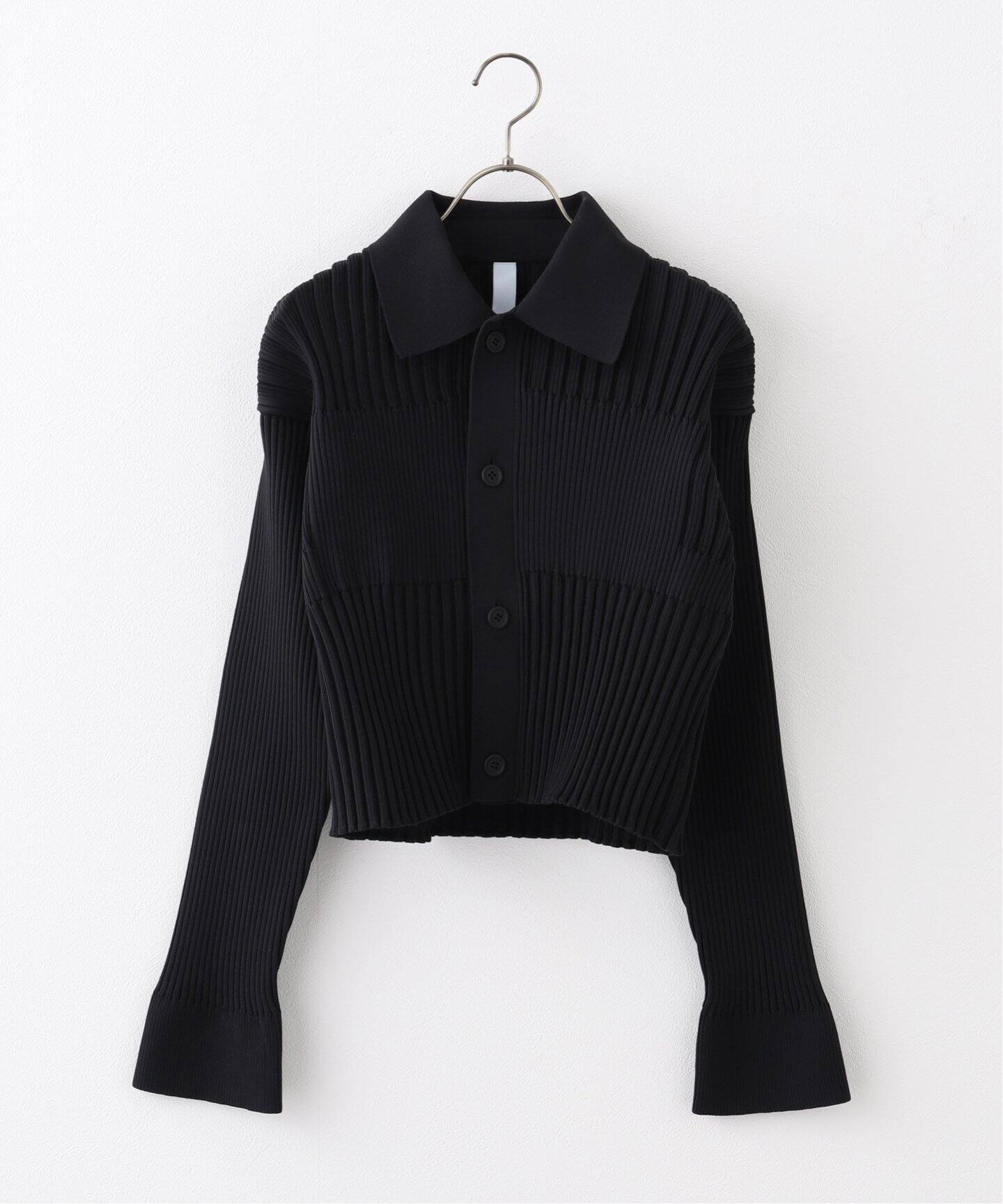CFCL/シーエフシーエル FLUTED CROPPED SHIRT CARDIGAN（カーディガン  
