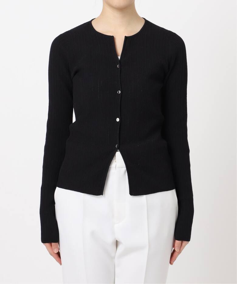 ラフヤーンフロントボタンカーデプルオーバー（ニット／セーター  