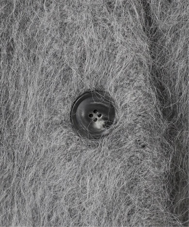 アルパカ混シャギーショートカーデ（ニット／セーター）｜NOBLE  