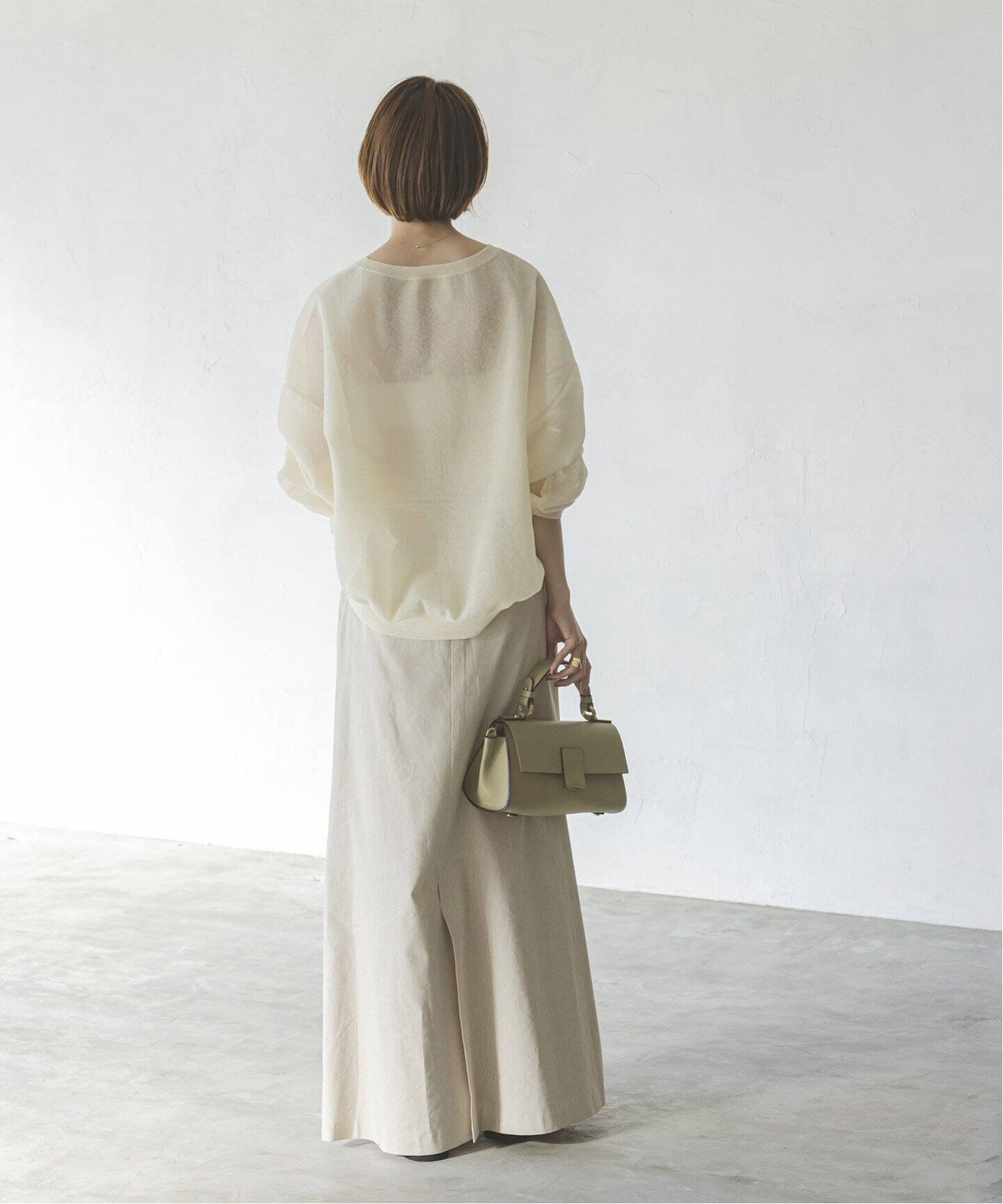 NOBLE 新品♡ スポンジシアーニットプルオーバー 追加》スポンジシアーニットプルオーバー2（ニット／セーター