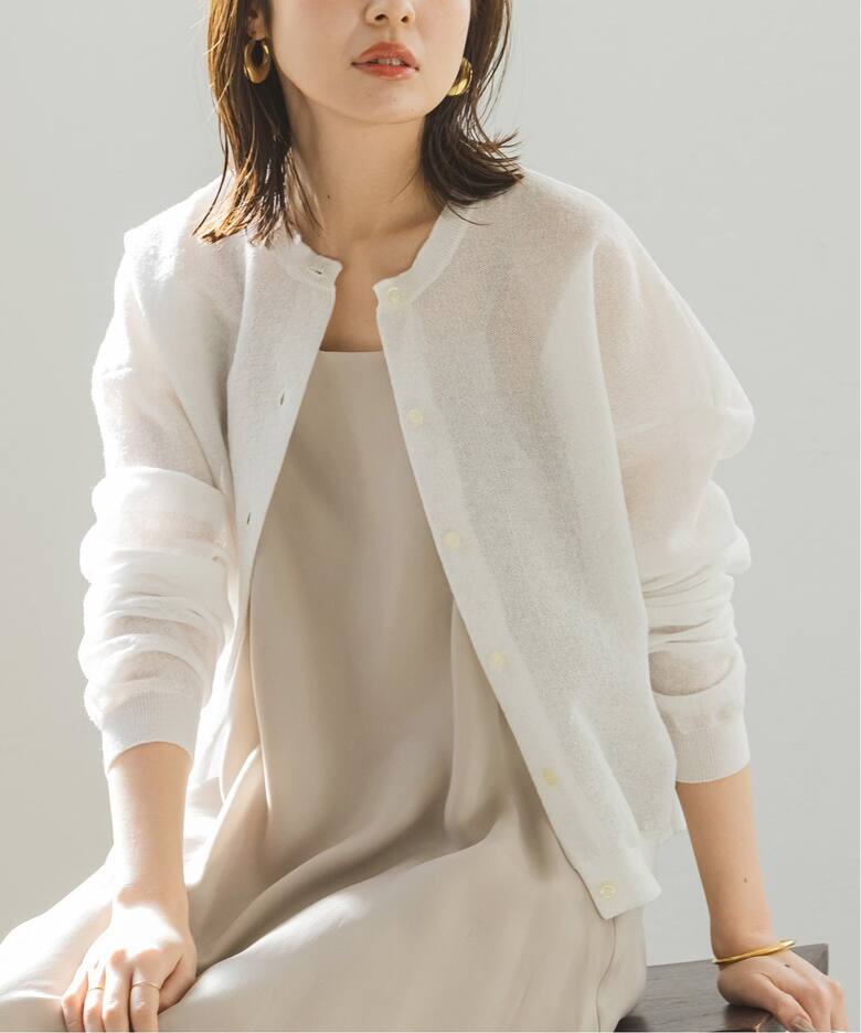 スポンジシアーニットカーディガン（カーディガン）｜NOBLE（ノーブル  