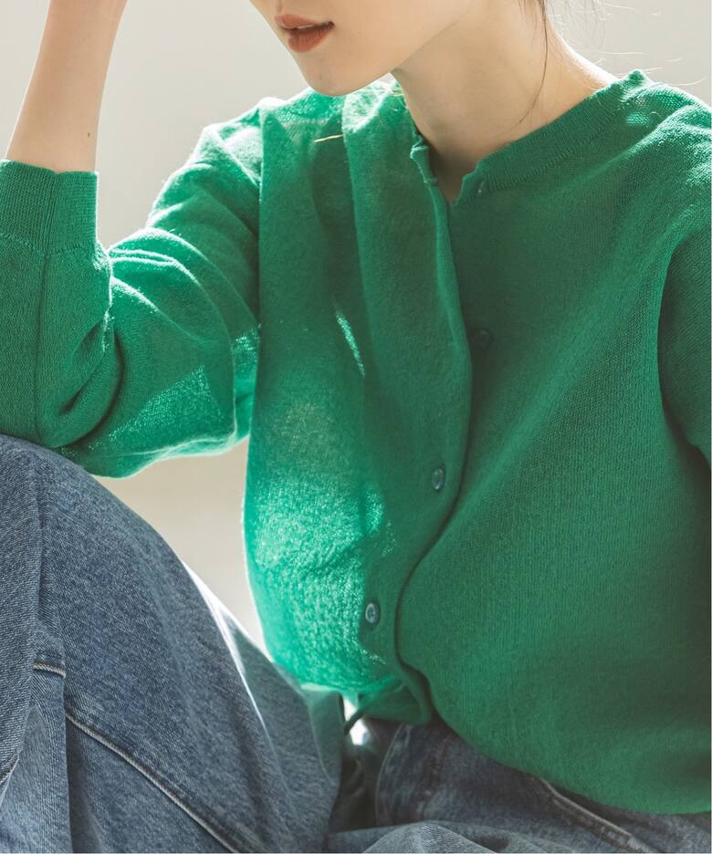 スポンジシアーニットカーディガン（カーディガン）｜NOBLE（ノーブル  