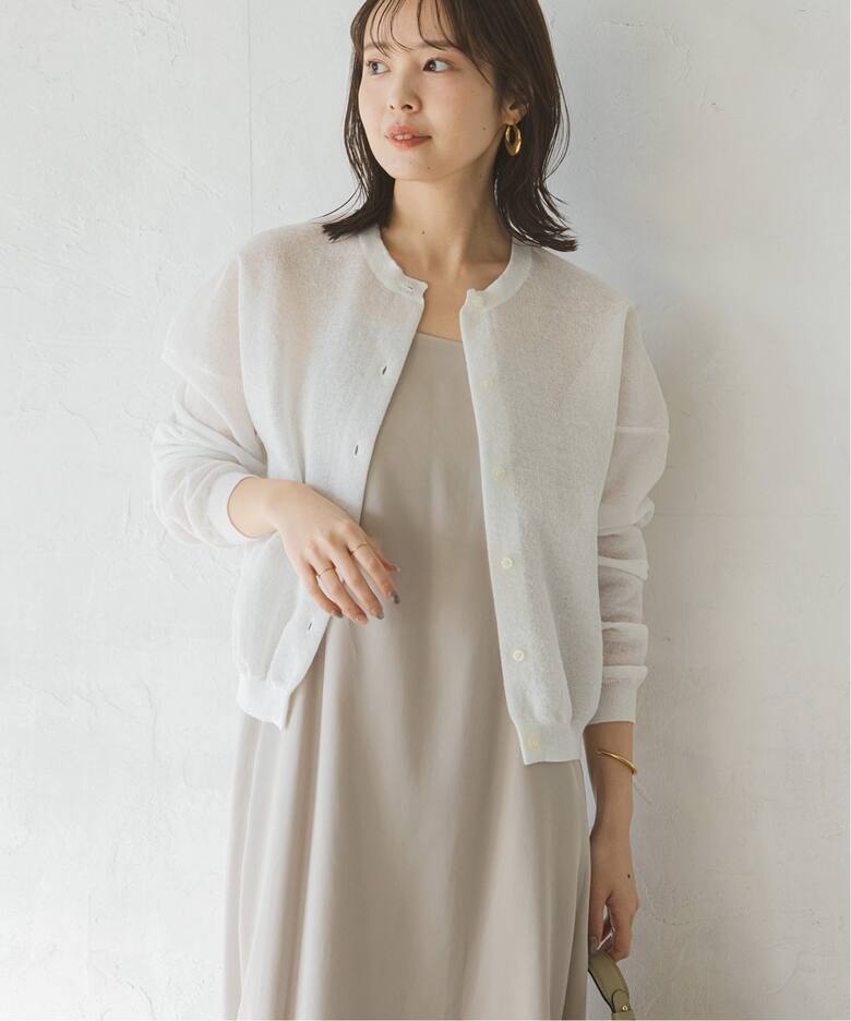 スポンジシアーニットカーディガン（カーディガン）｜NOBLE（ノーブル  