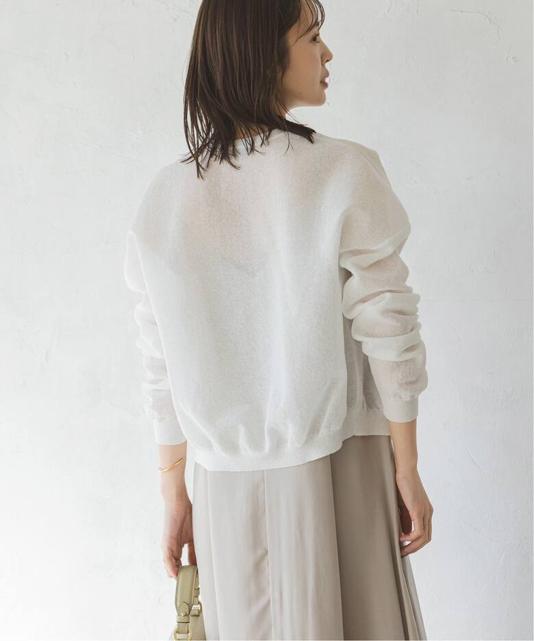 スポンジシアーニットカーディガン（カーディガン）｜NOBLE（ノーブル  