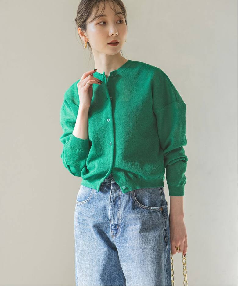 スポンジシアーニットカーディガン（カーディガン）｜NOBLE（ノーブル  